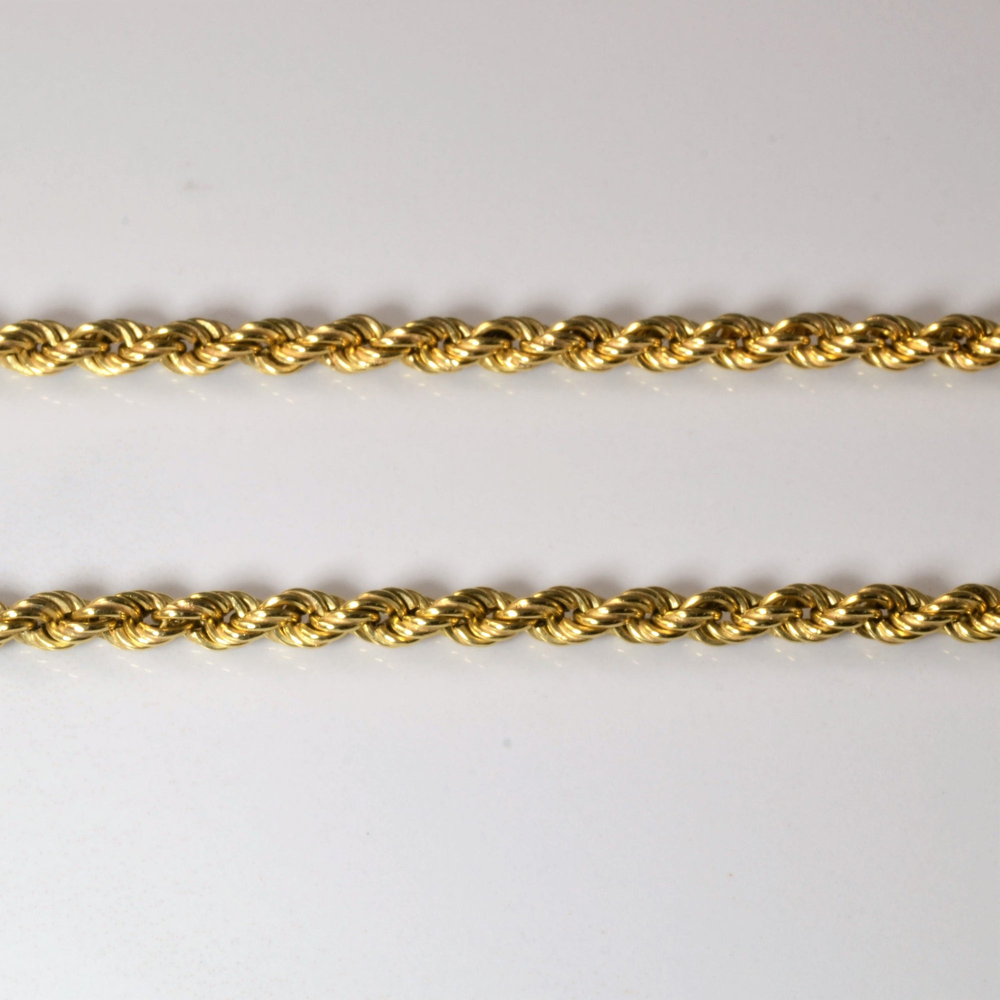 18k Yellow Gold Rope Chain | 16
