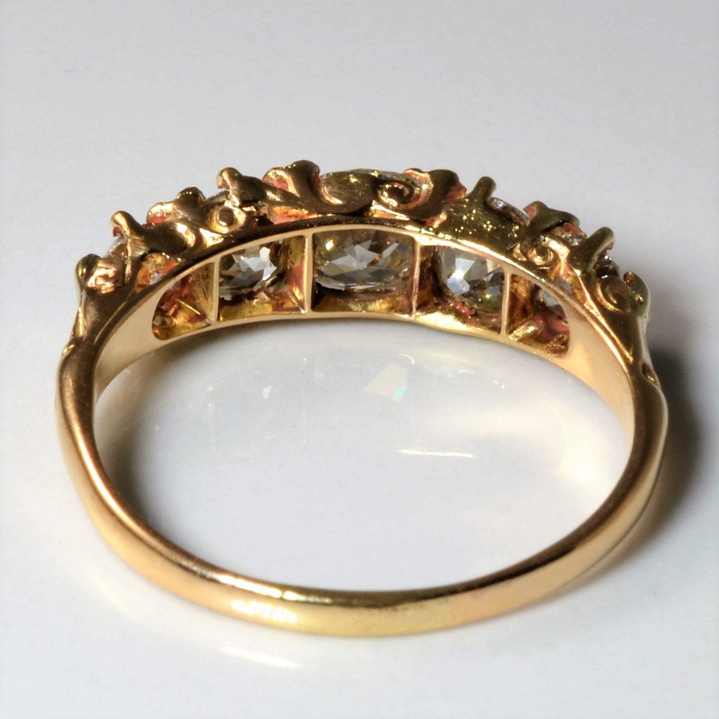 Old Mine Cut Diamond Engagement Ring | 2.10ctw | SZ 8.75 |