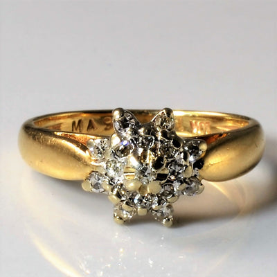 Diamond Cluster Ring | 0.065ctw | SZ 3.5 |