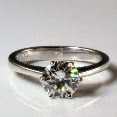 Six Prong Solitaire Diamond Engagement Ring | 1.00ct | SZ 4.75 |