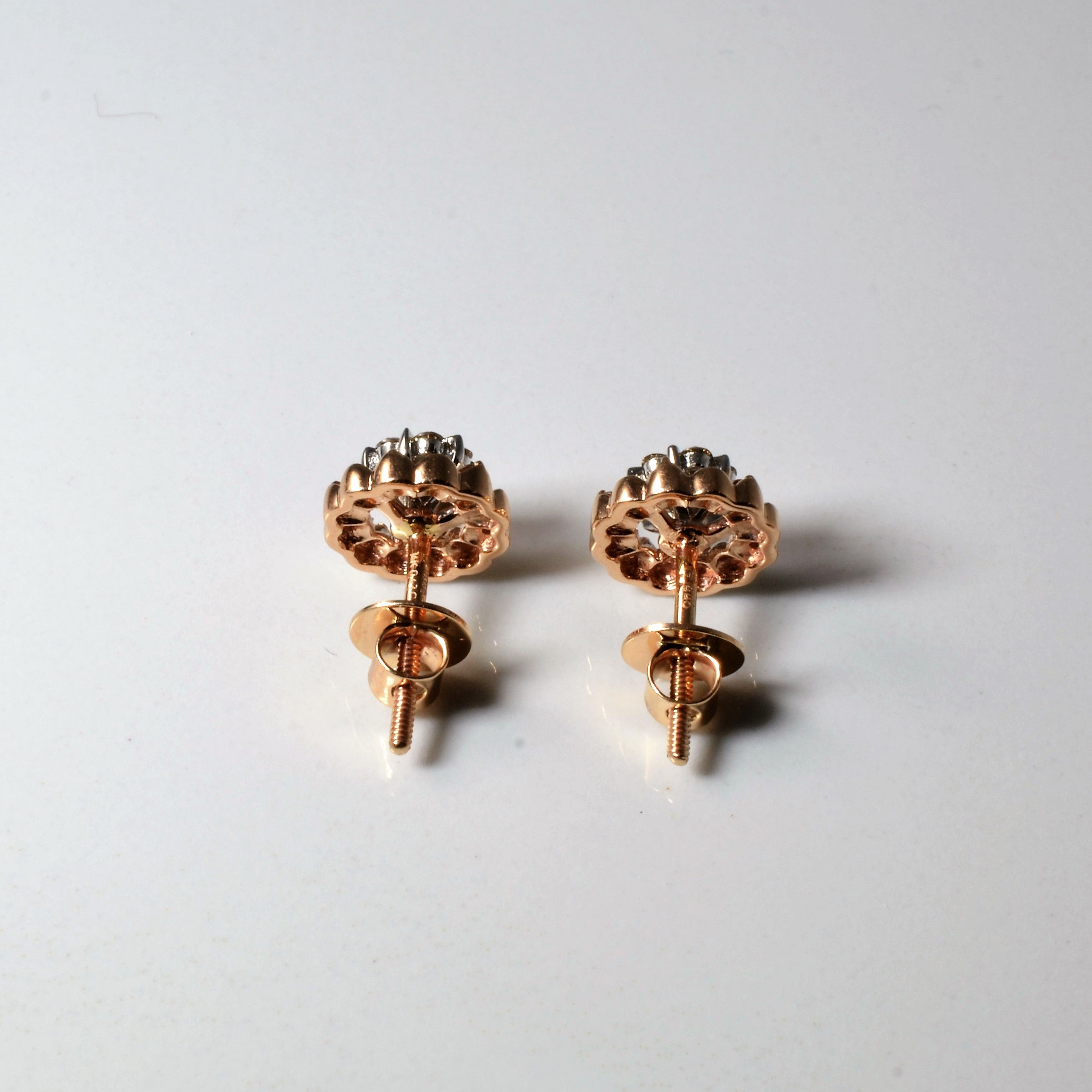 Cluster Diamond Stud Earrings | 0.30ctw |