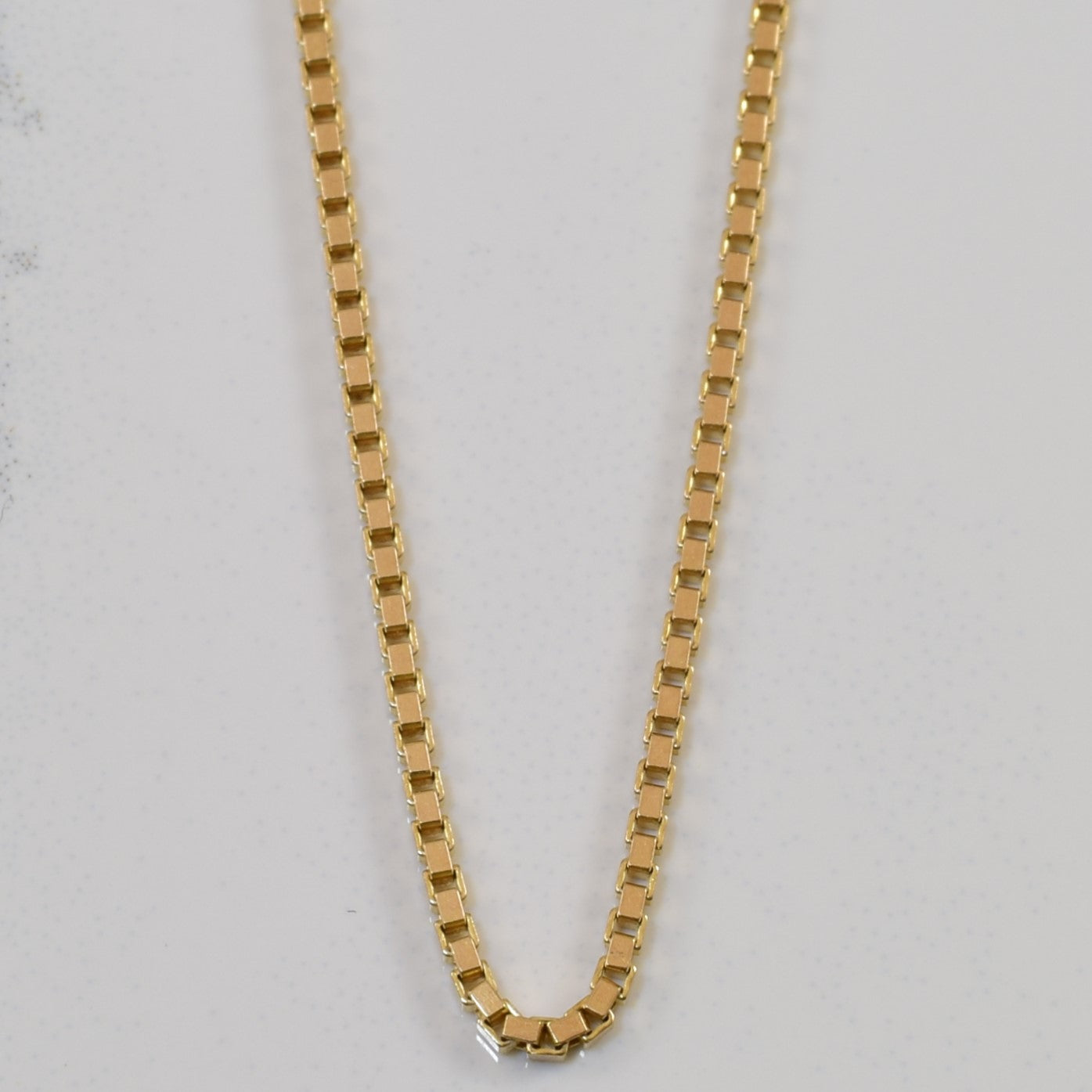 10k Yellow Gold Box Chain | 16" |