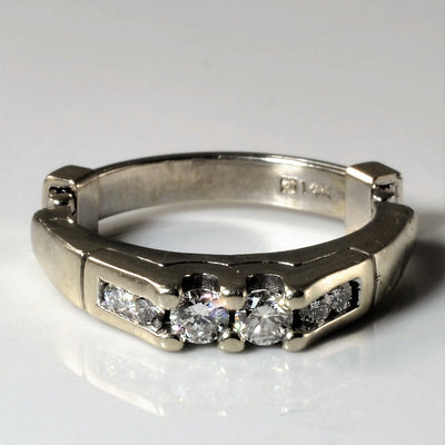 Arthritic Shank Double Diamond Band | 0.18ctw | SZ 3 |