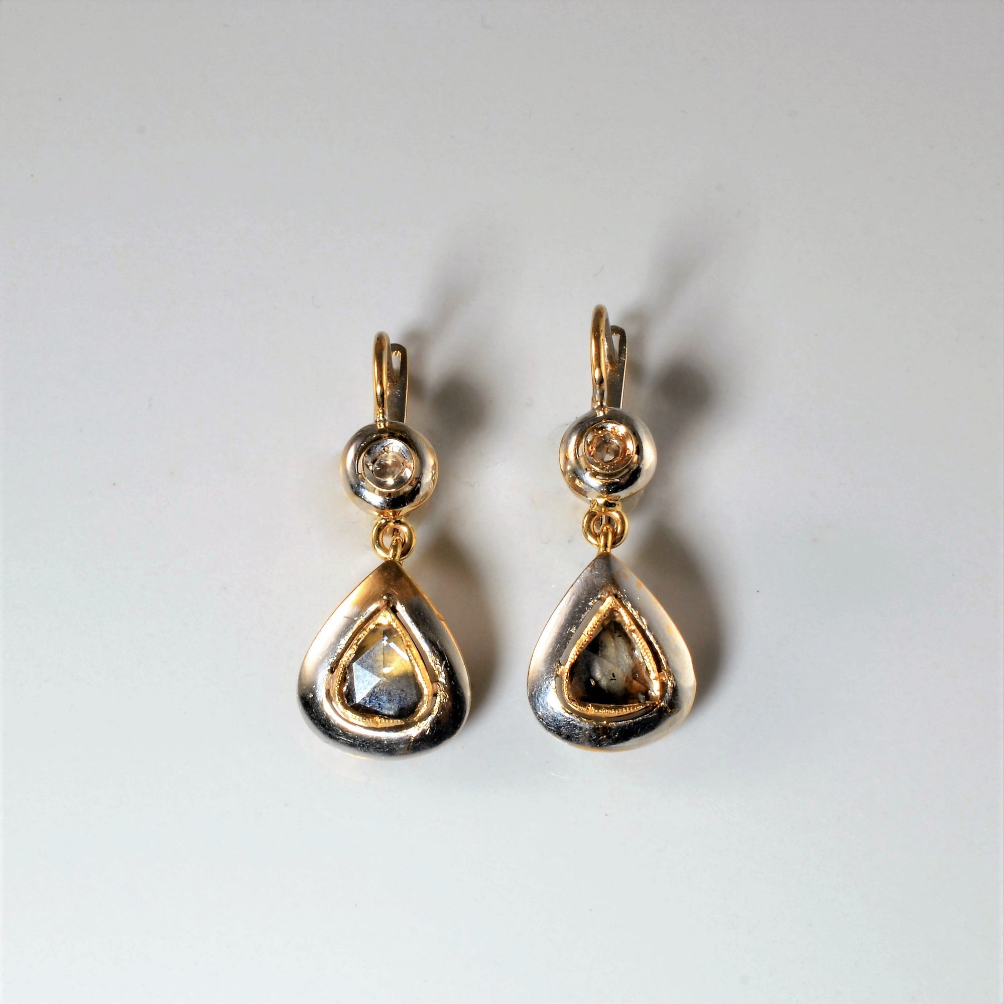 Victorian Diamond Drop Earrings | 0.60ctw |