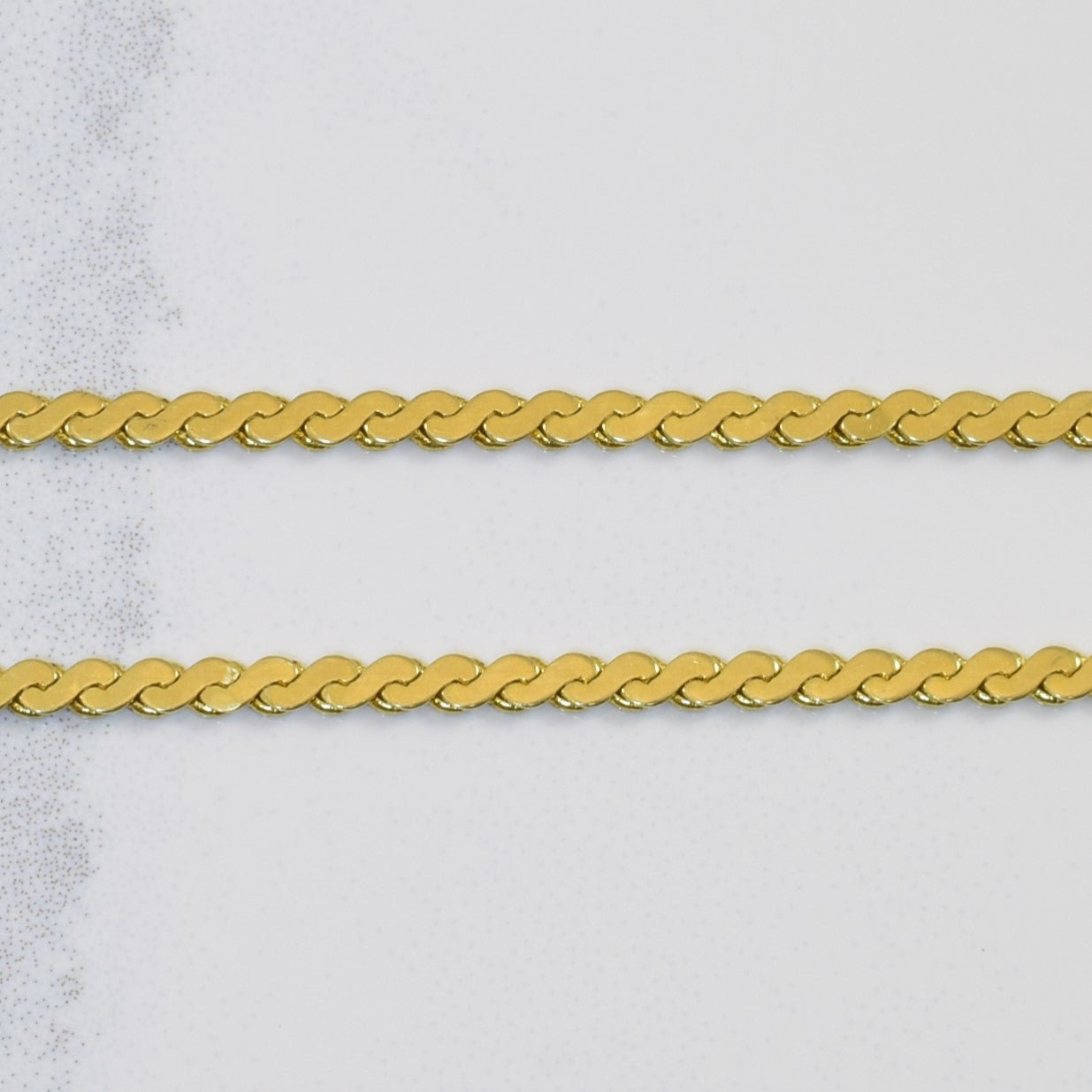 14k Yellow Gold Serpentine Chain | 15" |