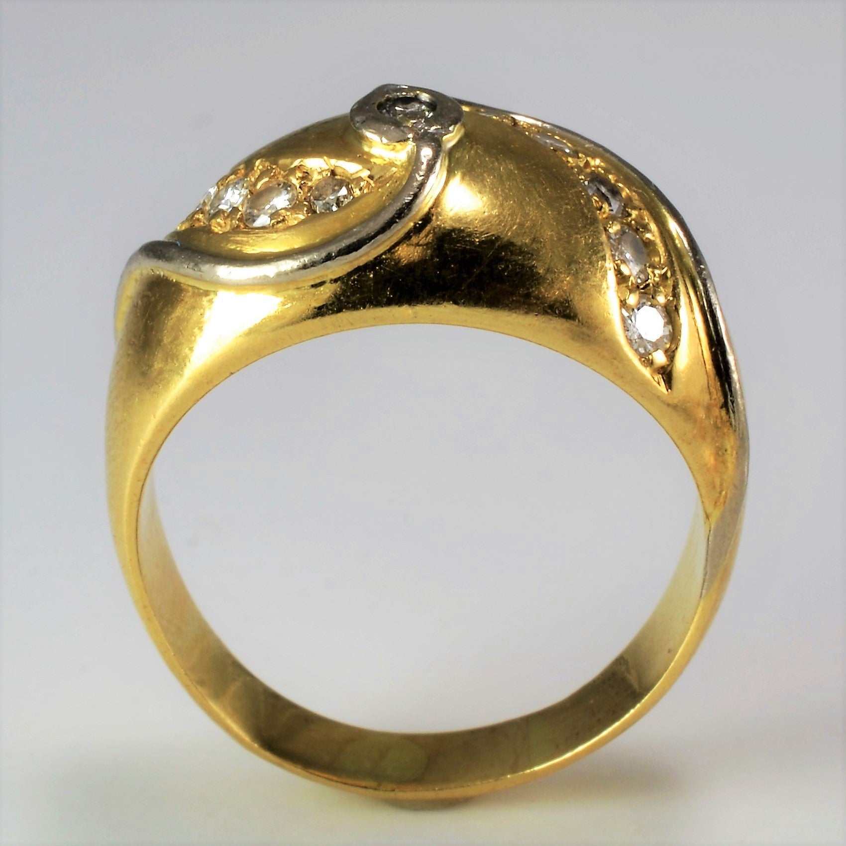 Diamond Spiral Pattern Band | 0.29 ctw, SZ 6.5 |