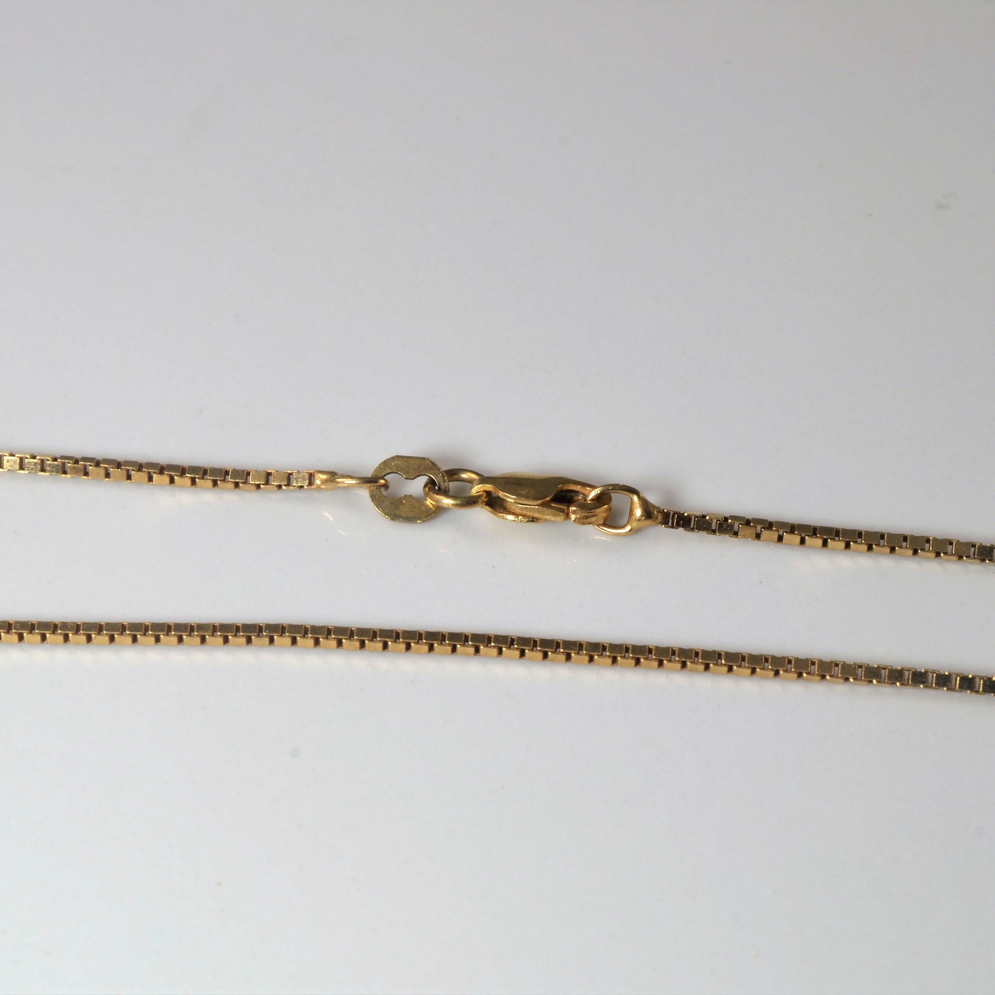 10k Yellow Gold Box Chain | 16