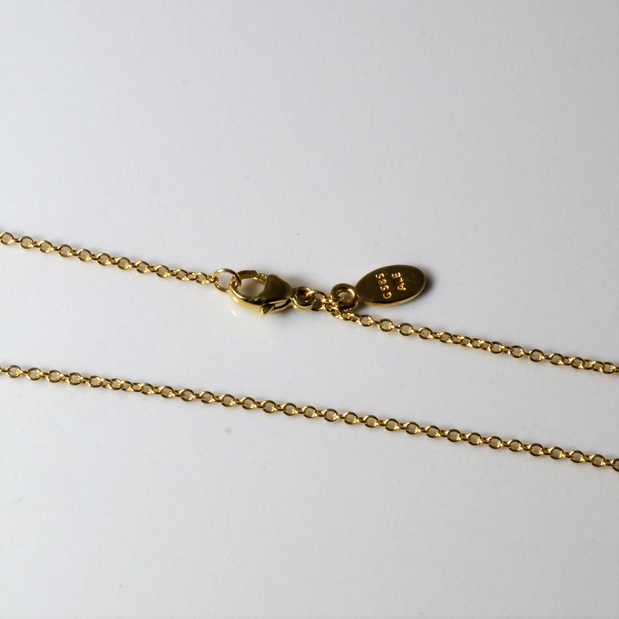 Pandora' 14k Yellow Gold Rolo Chain | 18"|