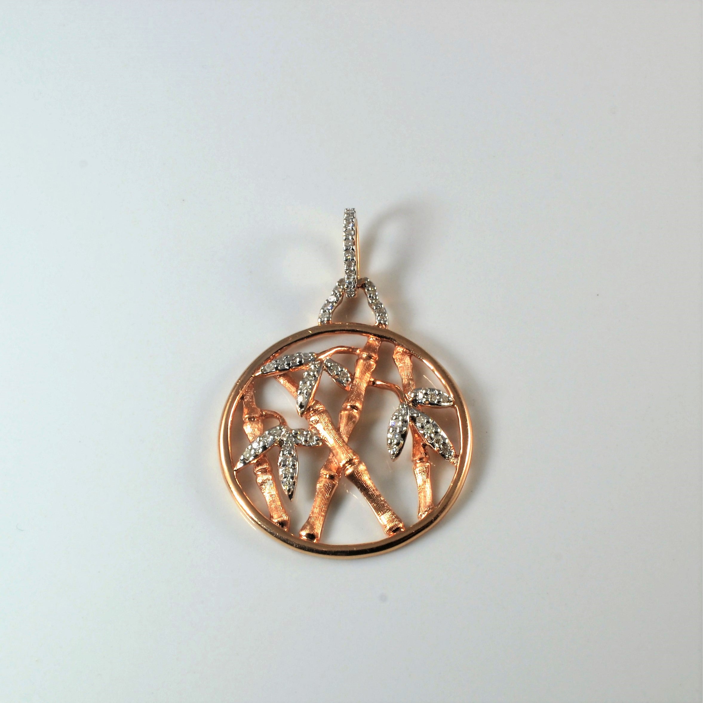 Diamond Bamboo Pendant | 0.25ctw |