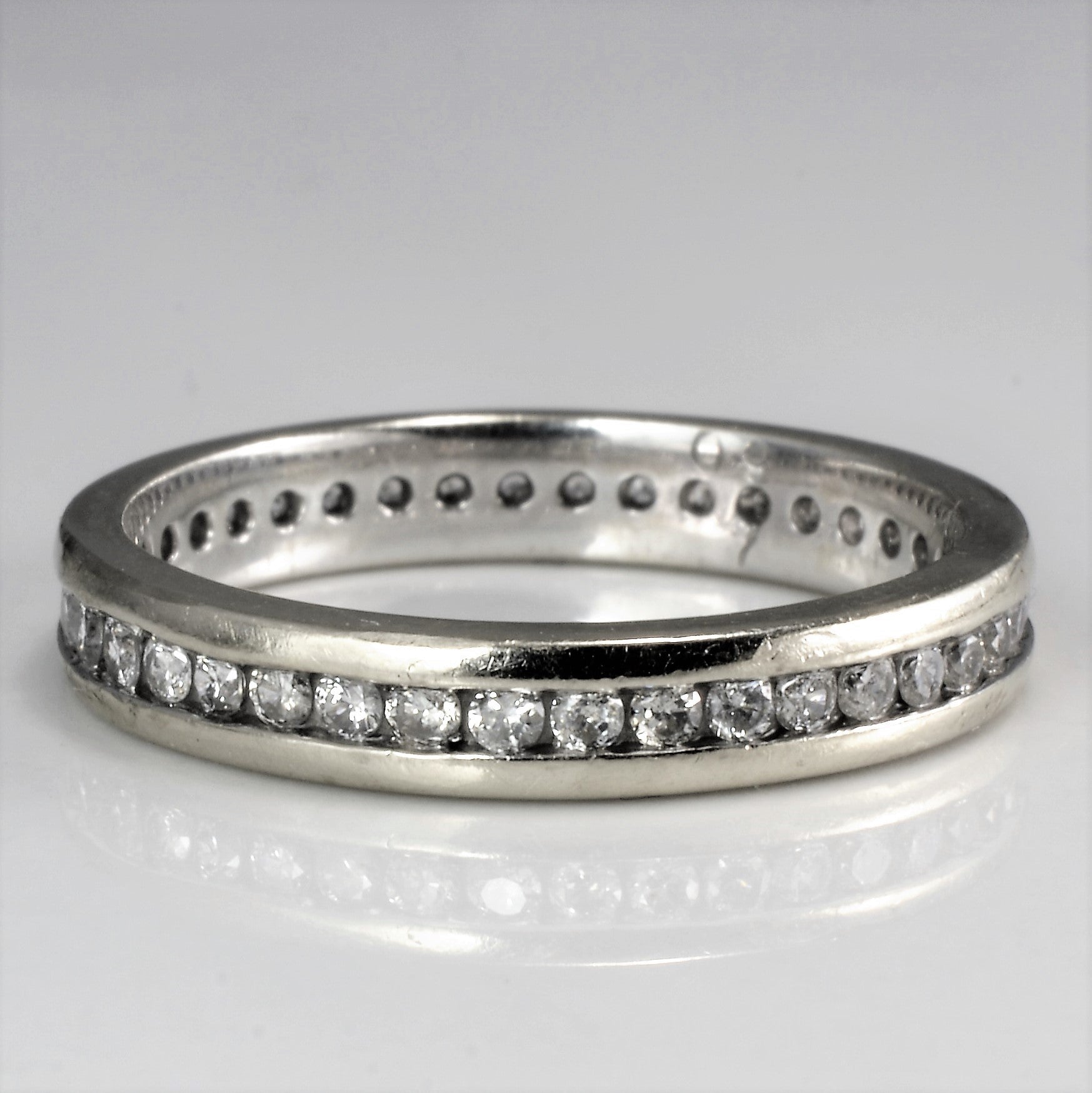 Channel Diamond Full Eternity Band | 0.40 ctw, SZ 6.75 |