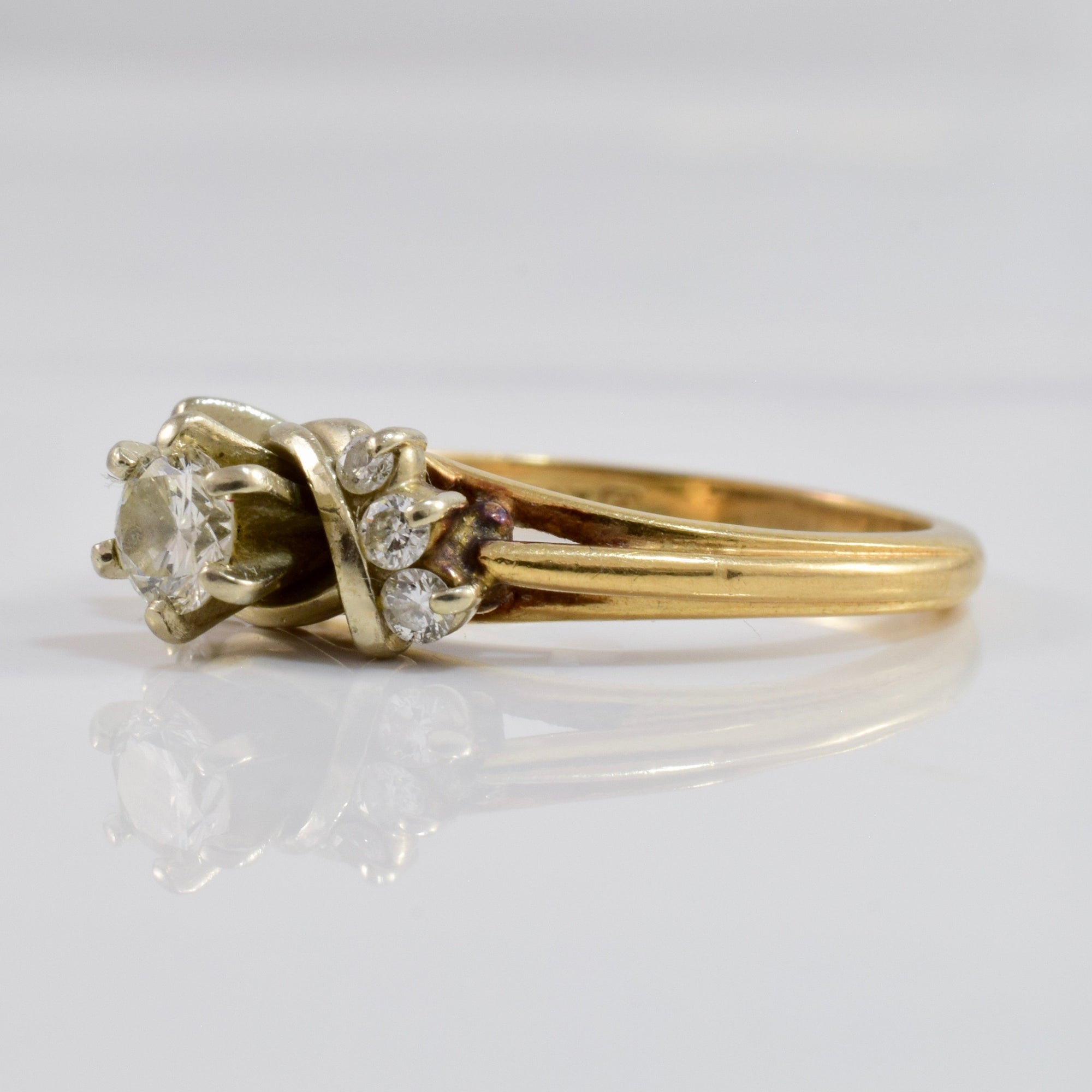 Diamond Engagement Ring | 0.35 ctw SZ 5.5 |