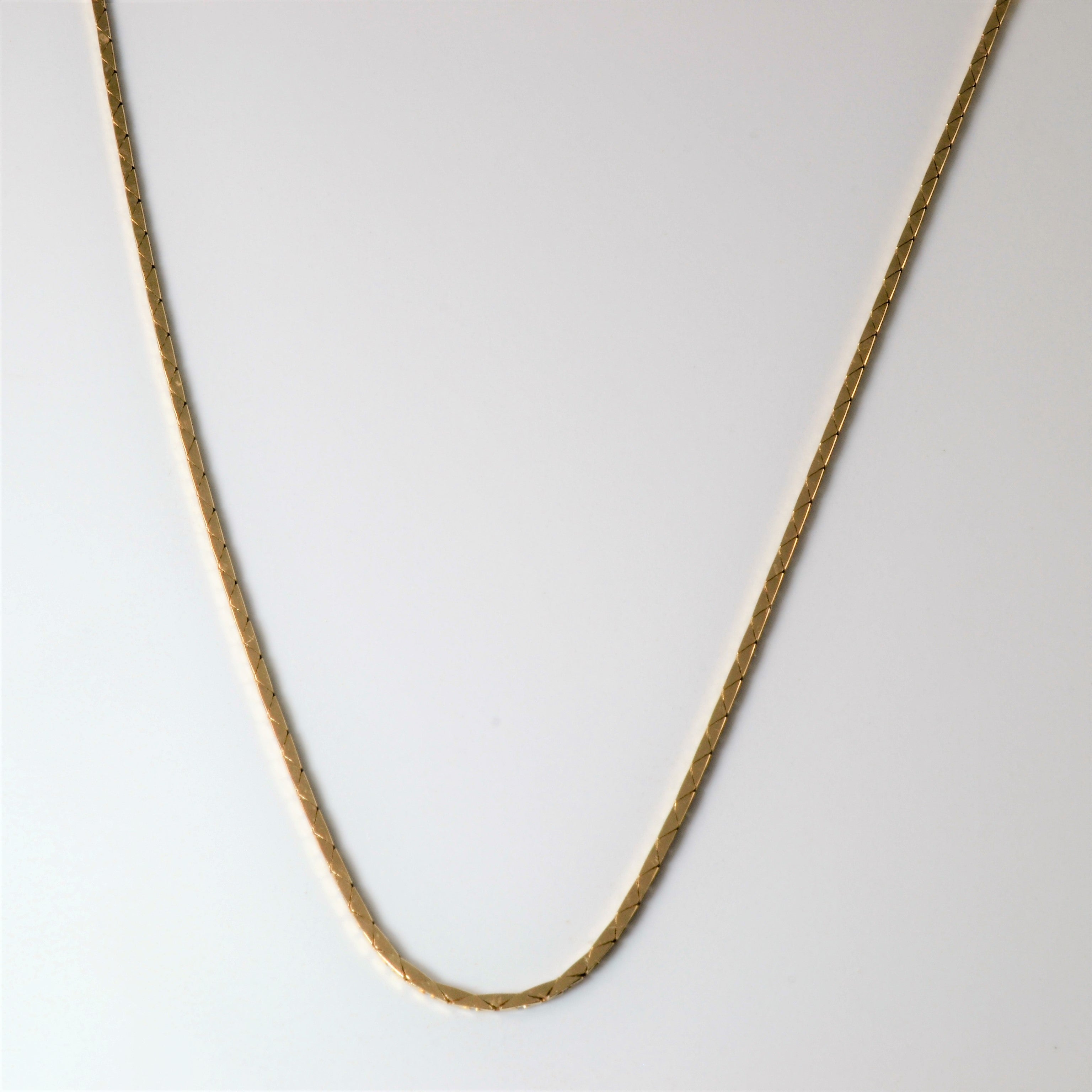 10k Yellow Gold Boston Link Chain | 20" |