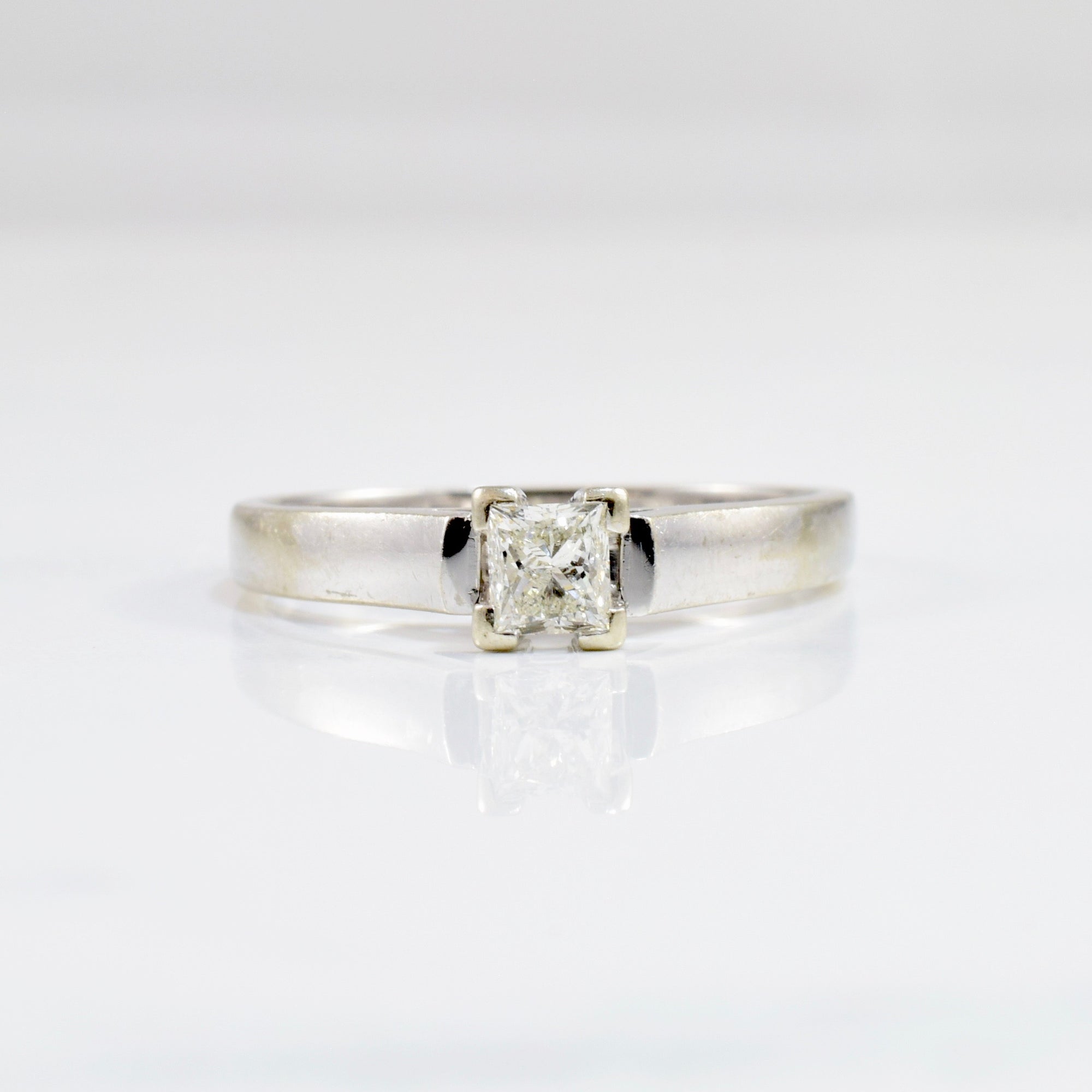 Princess Diamond Solitaire Ring | 0.27 ct | SZ 6.5 |