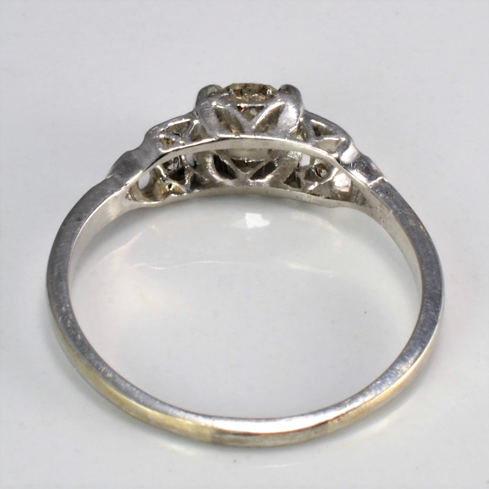 Vintage Art Deco Diamond Engagement Ring | 0.51 ctw, SZ 7 |