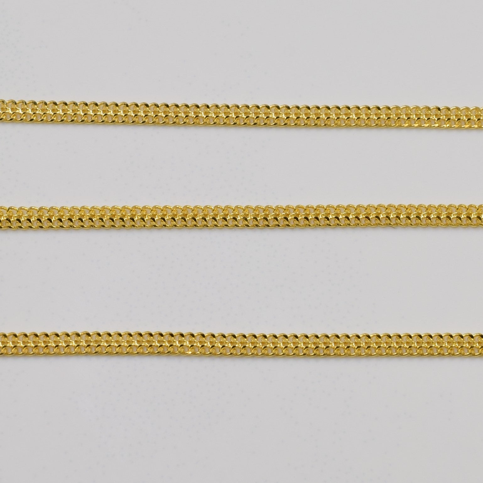 10k Yellow Gold Bismark Chain | 17.5