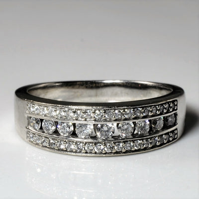 Triple Row Channel Band | 0,54ctw | SZ 8 |