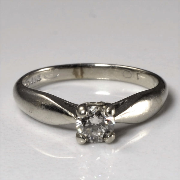 Solitaire Diamond Ring | 0.20ct | SZ 3.75 |