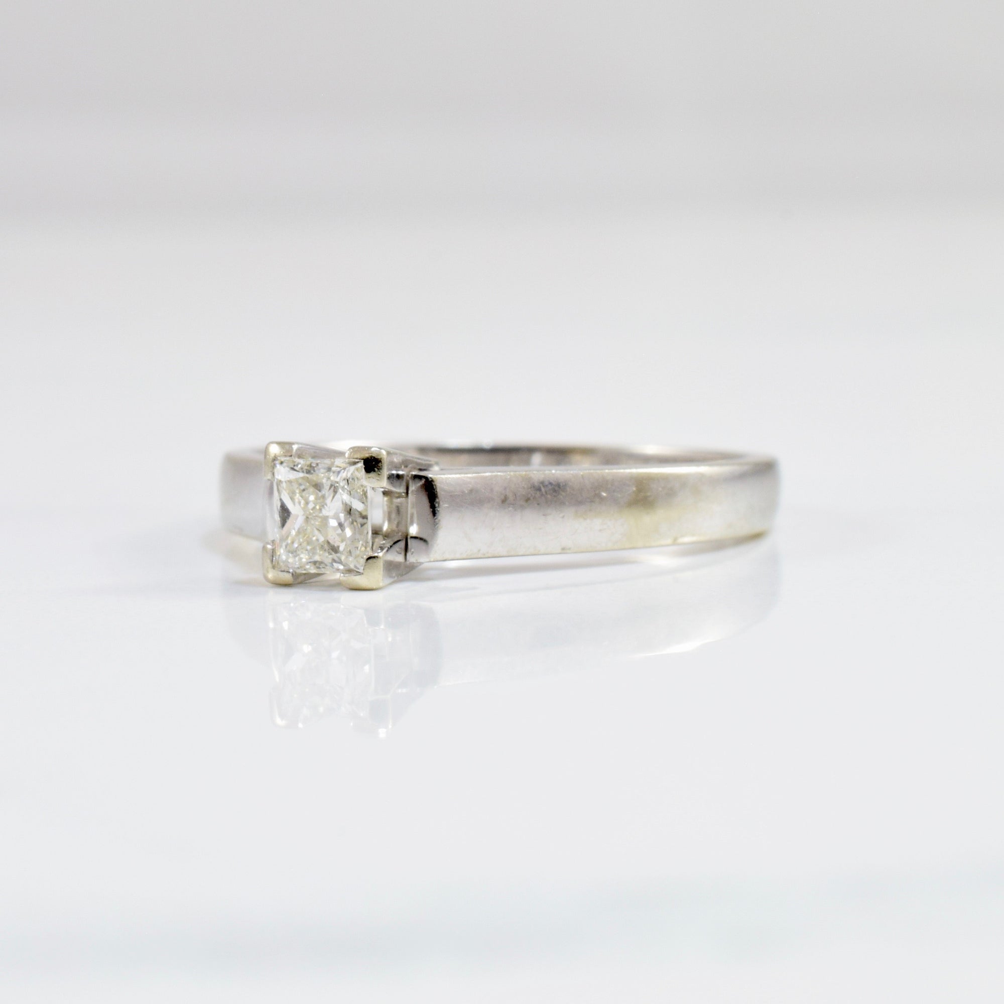 Princess Diamond Solitaire Ring | 0.27 ct | SZ 6.5 |