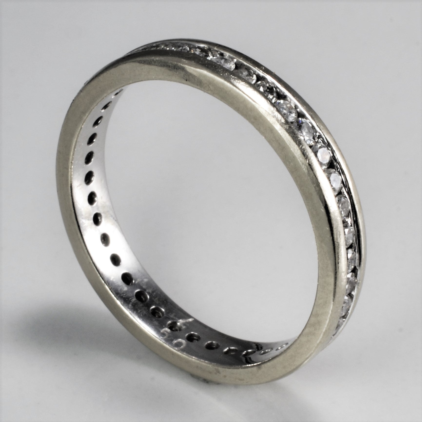 Channel Diamond Full Eternity Band | 0.40 ctw, SZ 6.75 |