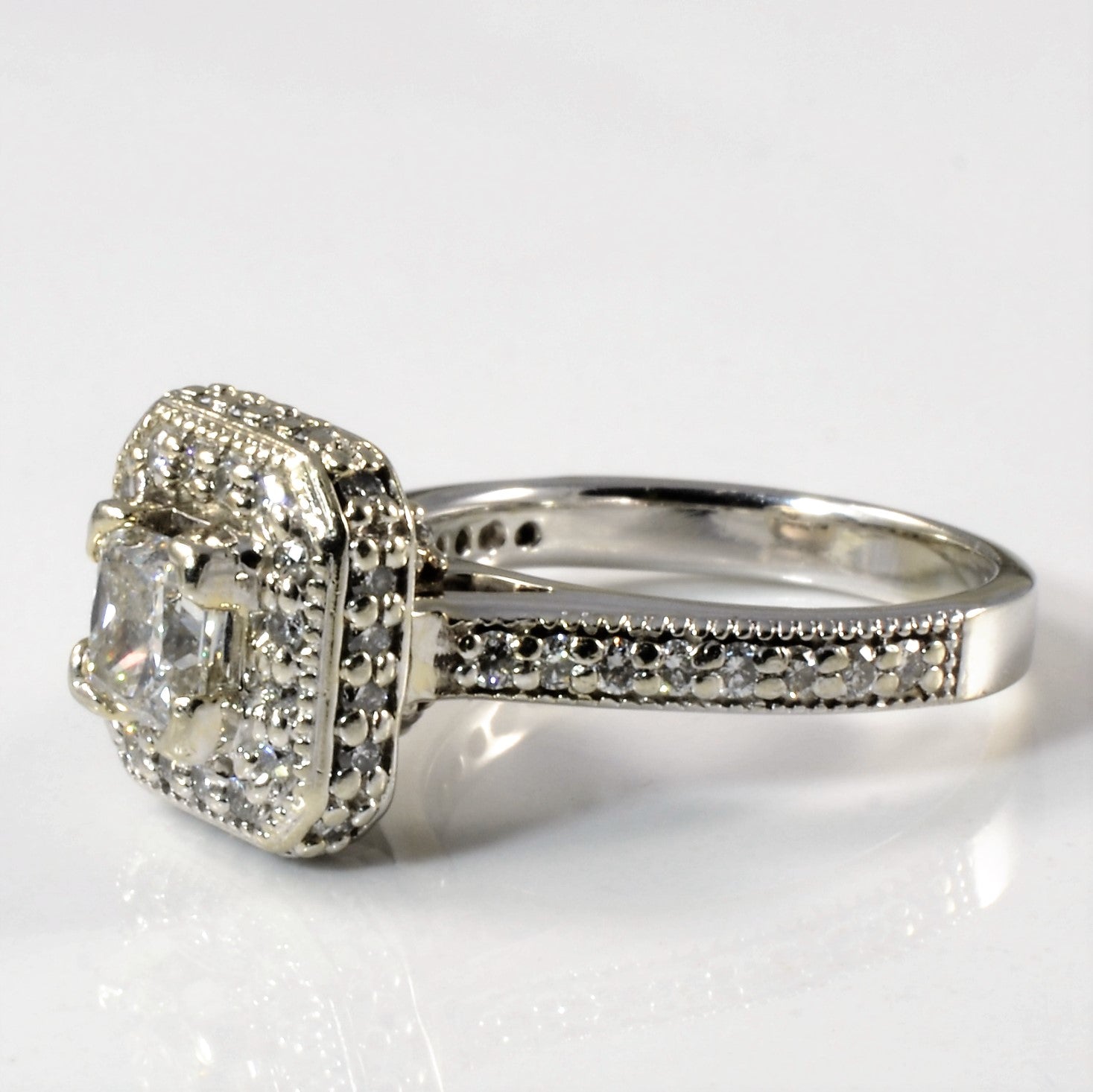 Spence Diamonds' Cathedral Halo Diamond Engagement Ring | 1.74ctw | SZ 6 |