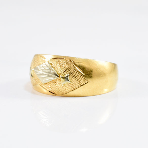 Textured Gold Band | SZ 3.5 |