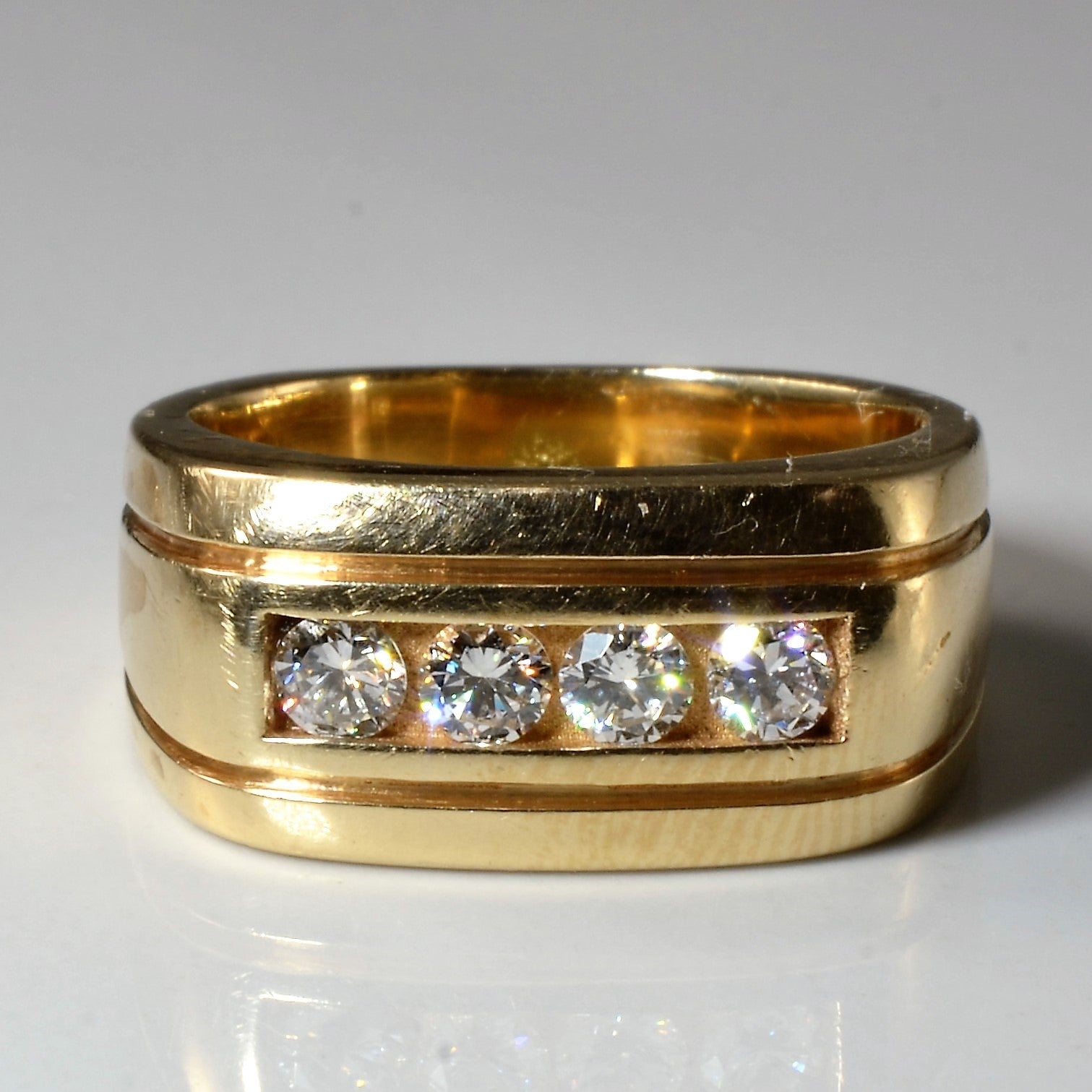 Channel Set Diamond Band | 0.52ctw | SZ 7.75 |