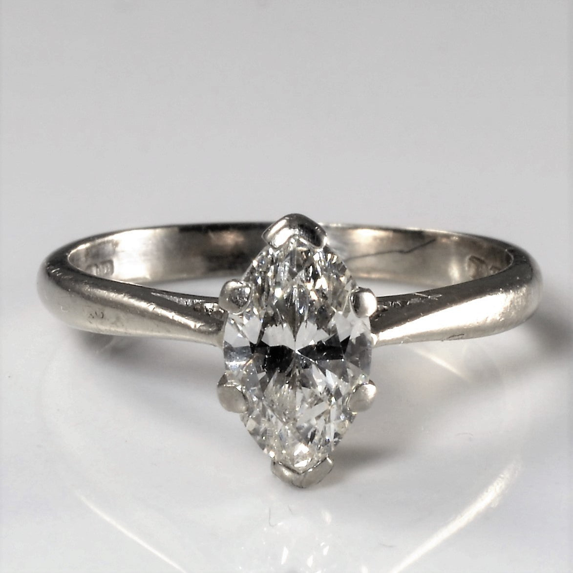 Solitaire Marquise Diamond Ring | 0.95ct | SZ 6.75 |