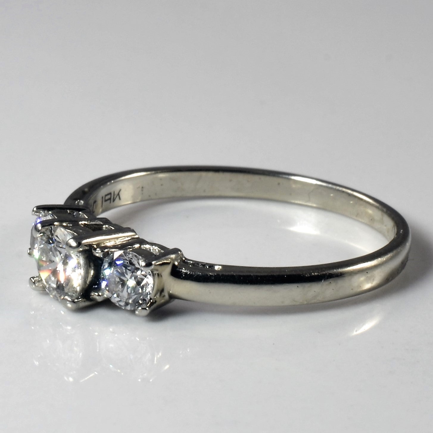 Three Stone Diamond Ring | 0.51ctw | SZ 6.5 |