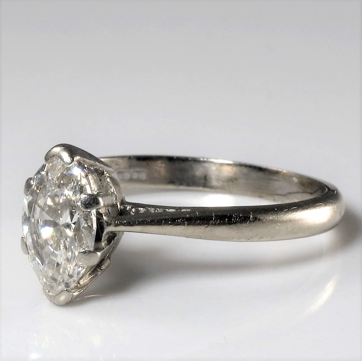 Solitaire Marquise Diamond Ring | 0.95ct | SZ 6.75 |