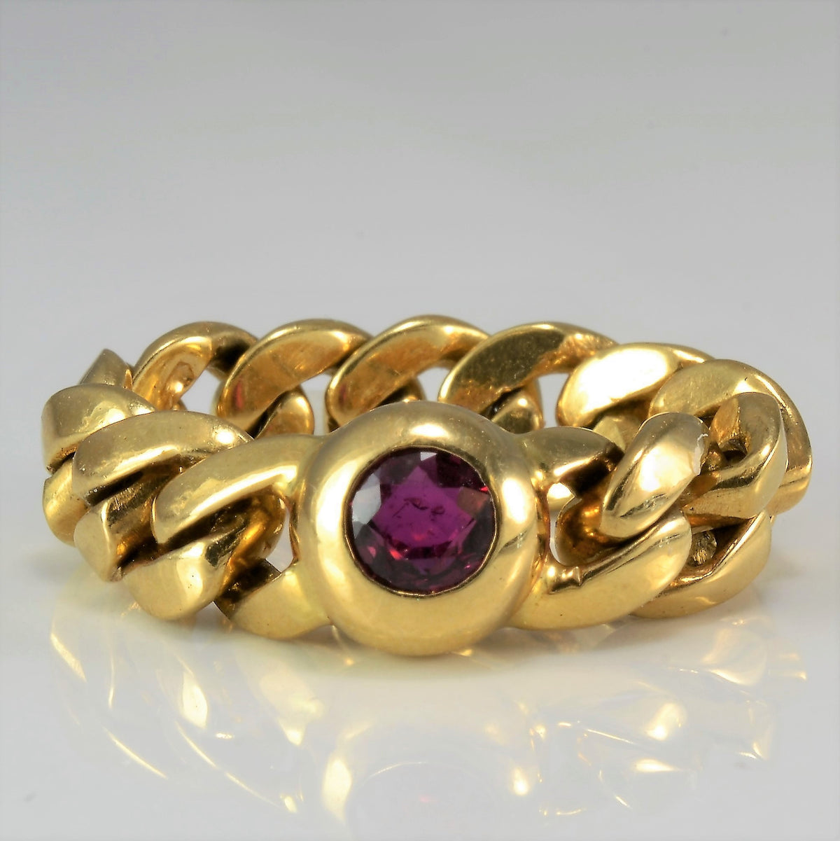 Chain Link Ruby Ring | SZ 5