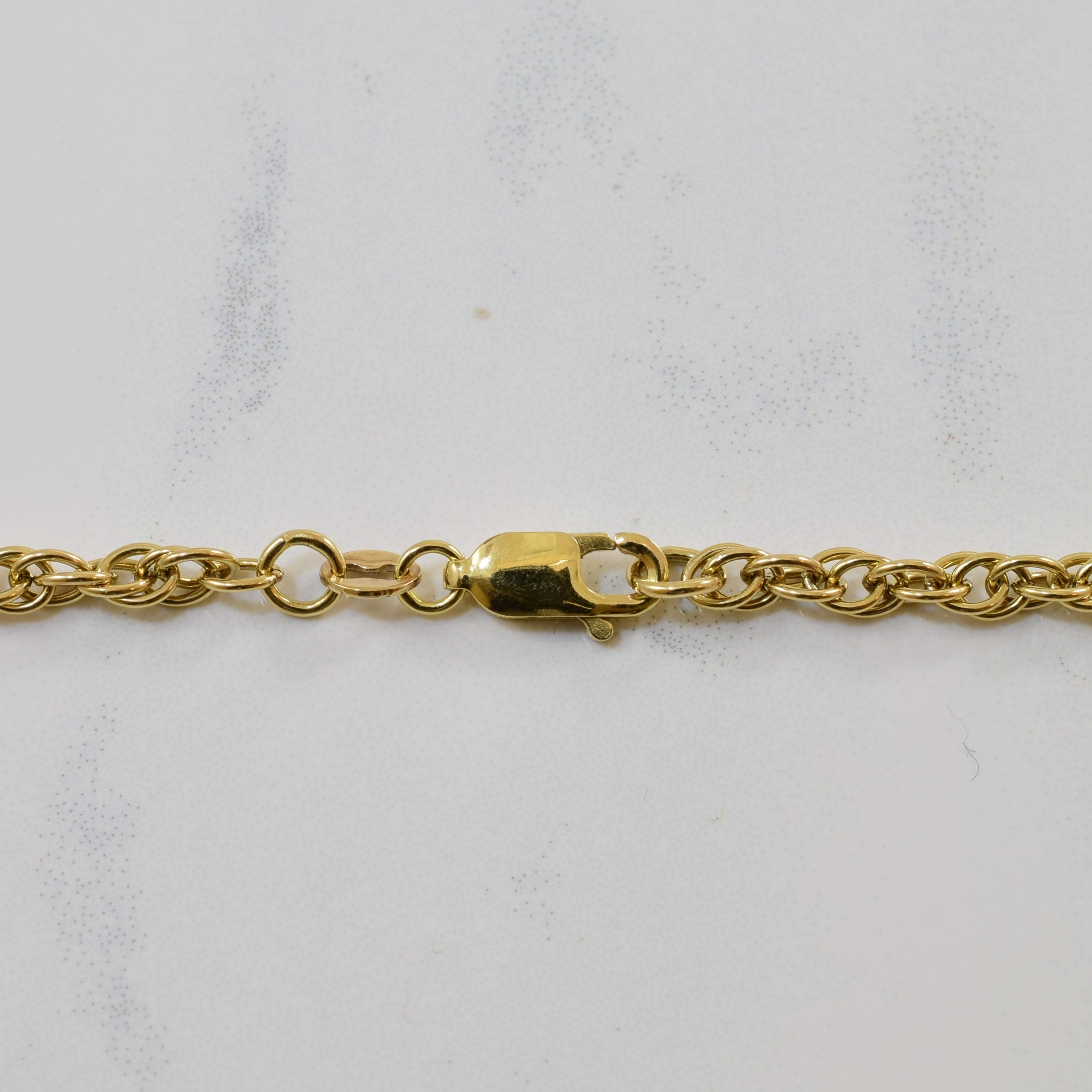 10k Yellow Gold Double Link Rope Chain | 18.5" |