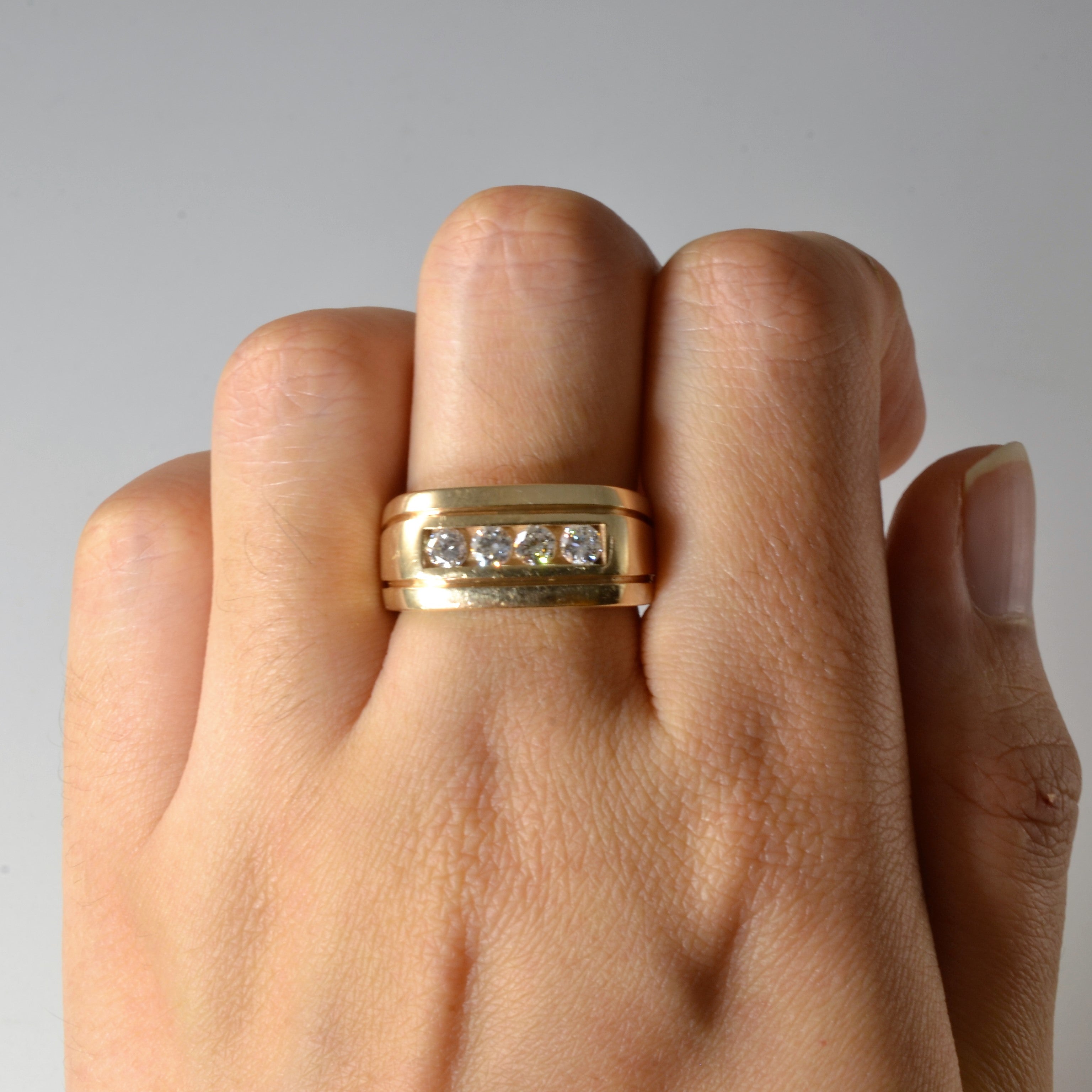 Channel Set Diamond Band | 0.52ctw | SZ 7.75 |