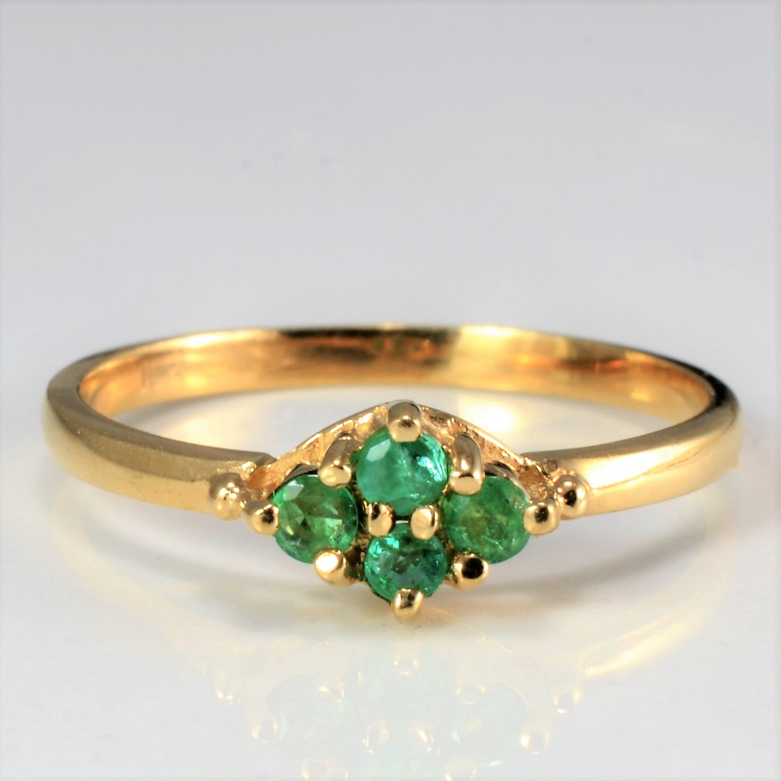 Cluster Set Emerald Ring | SZ 5.75 |