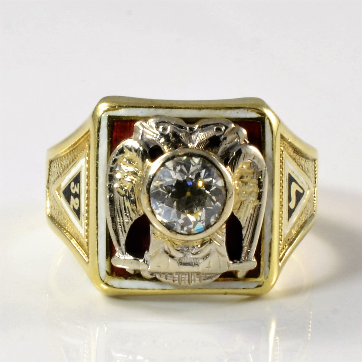 1930s Diamond Mason Ring | 1.02ct | SZ 11 |