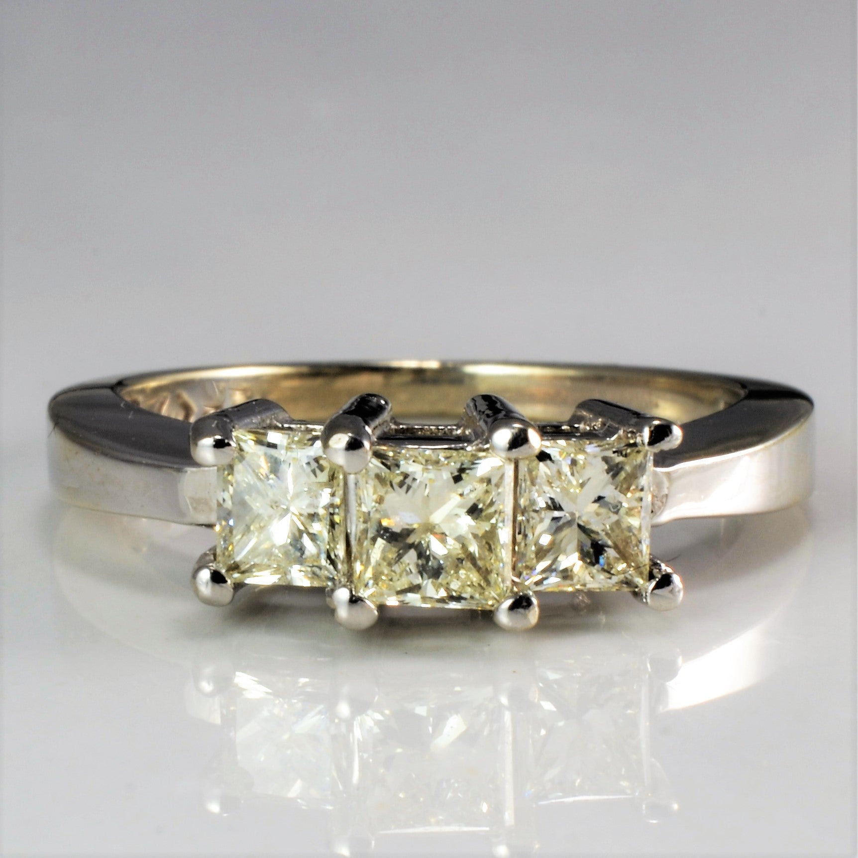 Three Stone Diamond Engagement Ring | 1.00 ctw, SZ 6.75 |