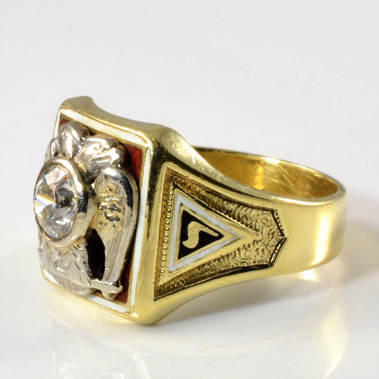 1930s Diamond Mason Ring | 1.02ct | SZ 11 |