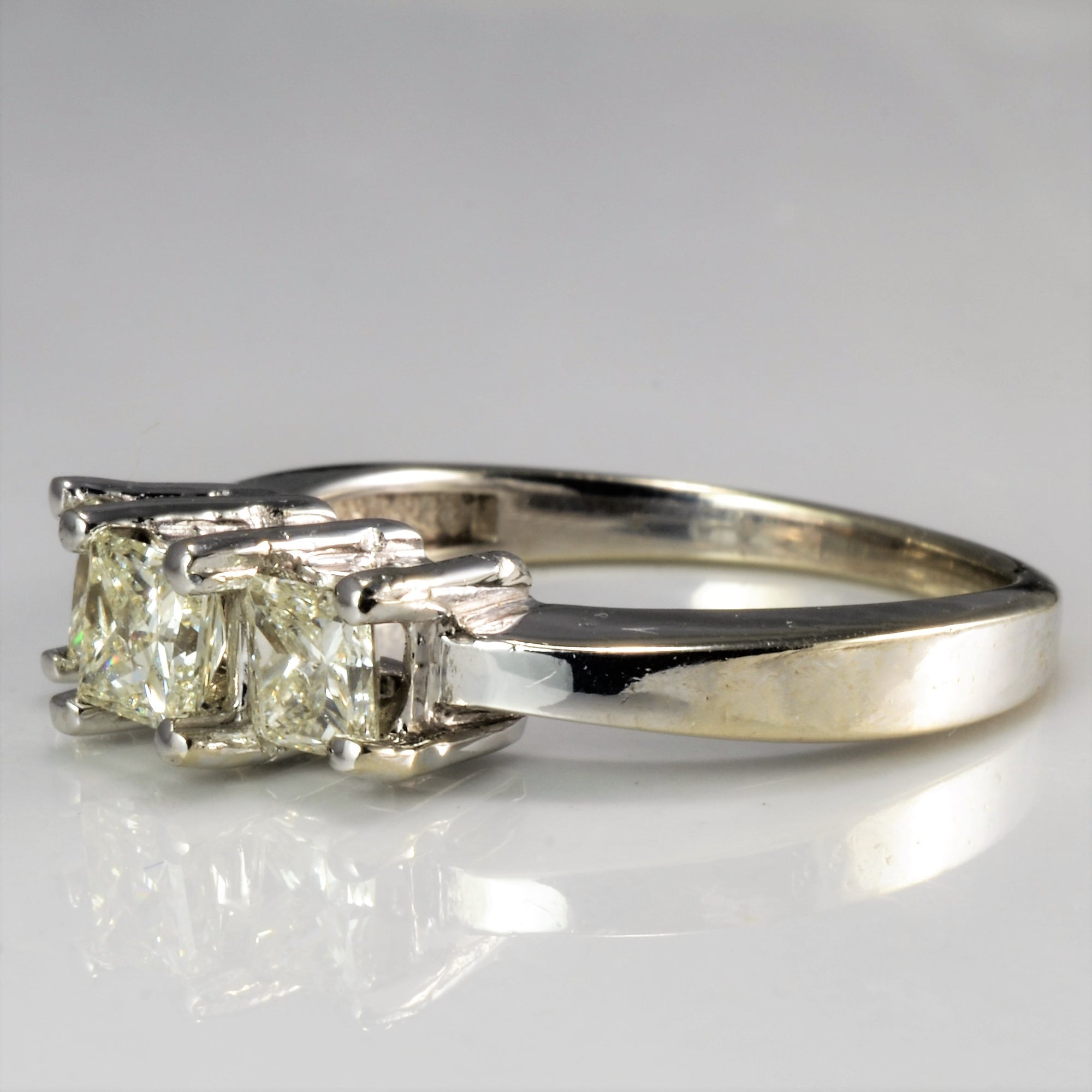 Three Stone Diamond Engagement Ring | 1.00 ctw, SZ 6.75 |