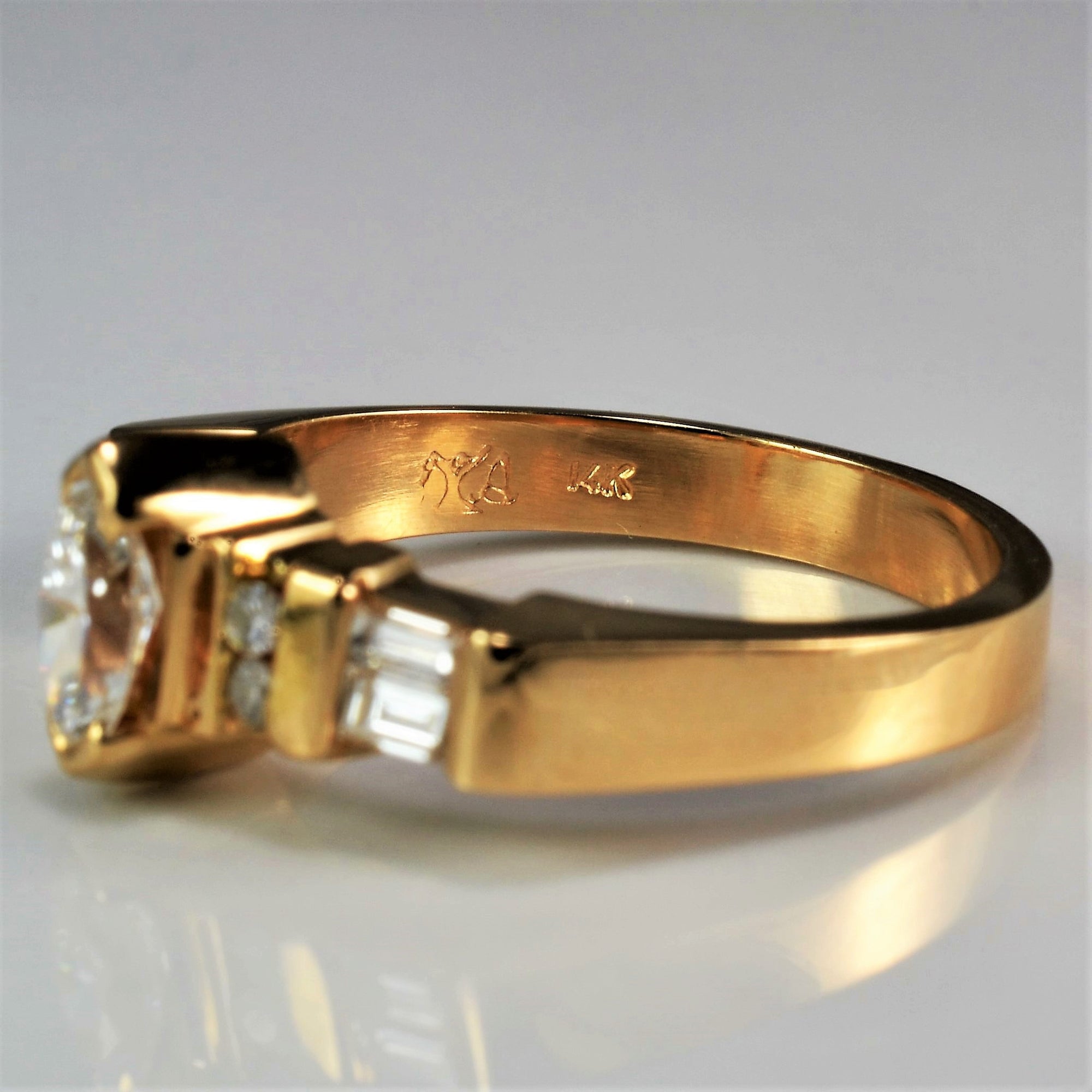Marquise Cut Diamond Engagement Ring | 0.45ctw | SZ 6.25 |