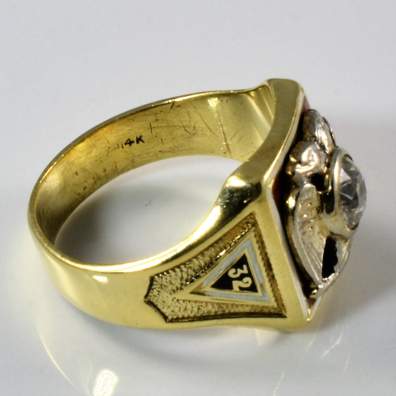 1930s Diamond Mason Ring | 1.02ct | SZ 11 |