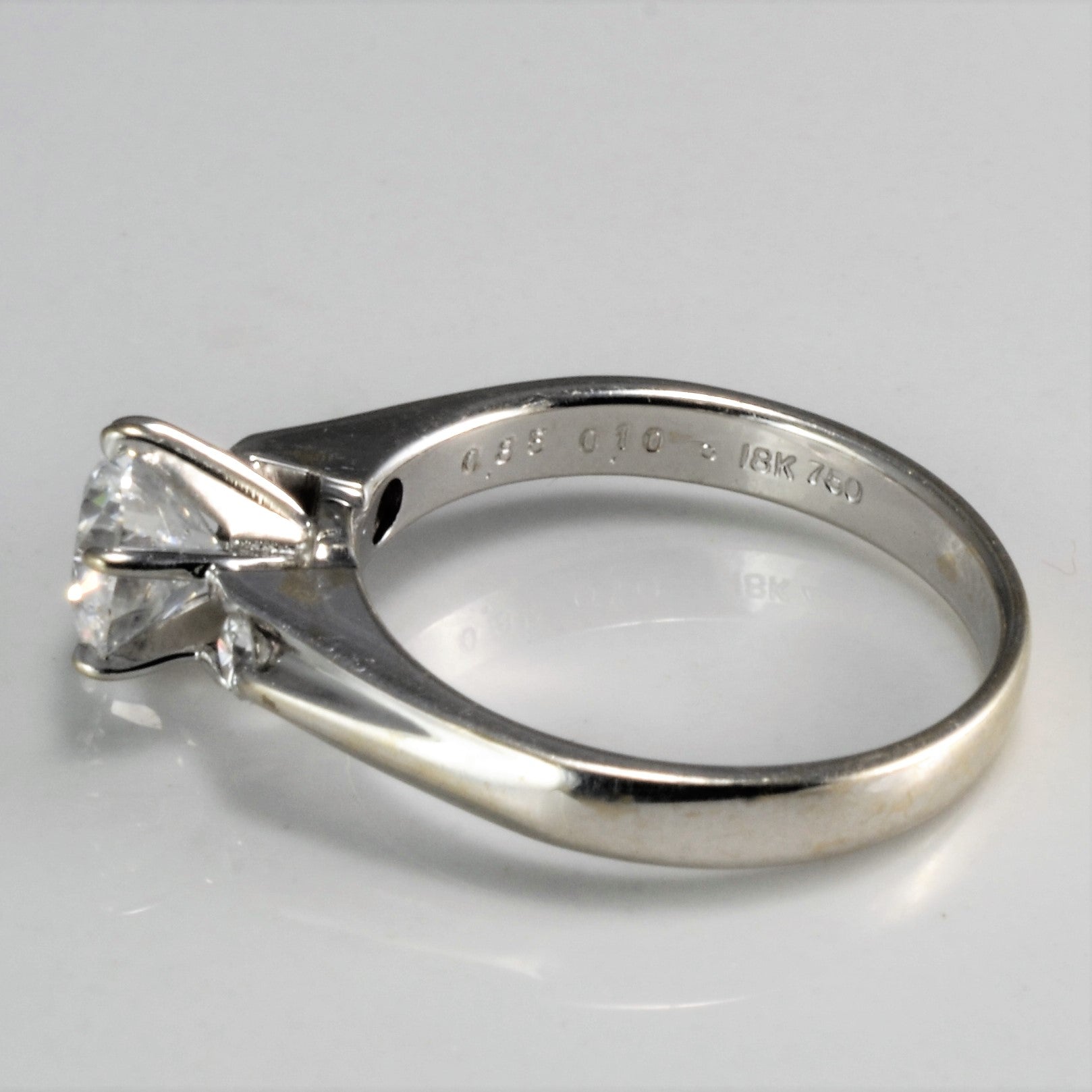 Three Stone Diamond Engagement Ring | 0.95 ctw, SZ 5 |