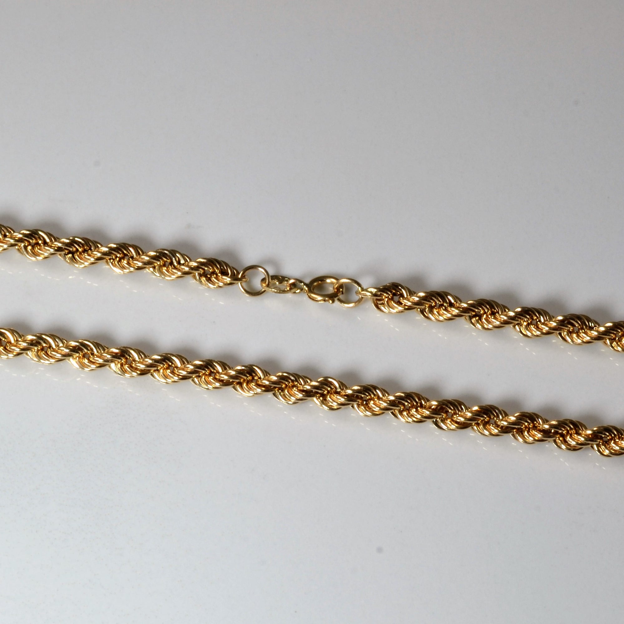 10k Yellow Gold Rope Chain | 24