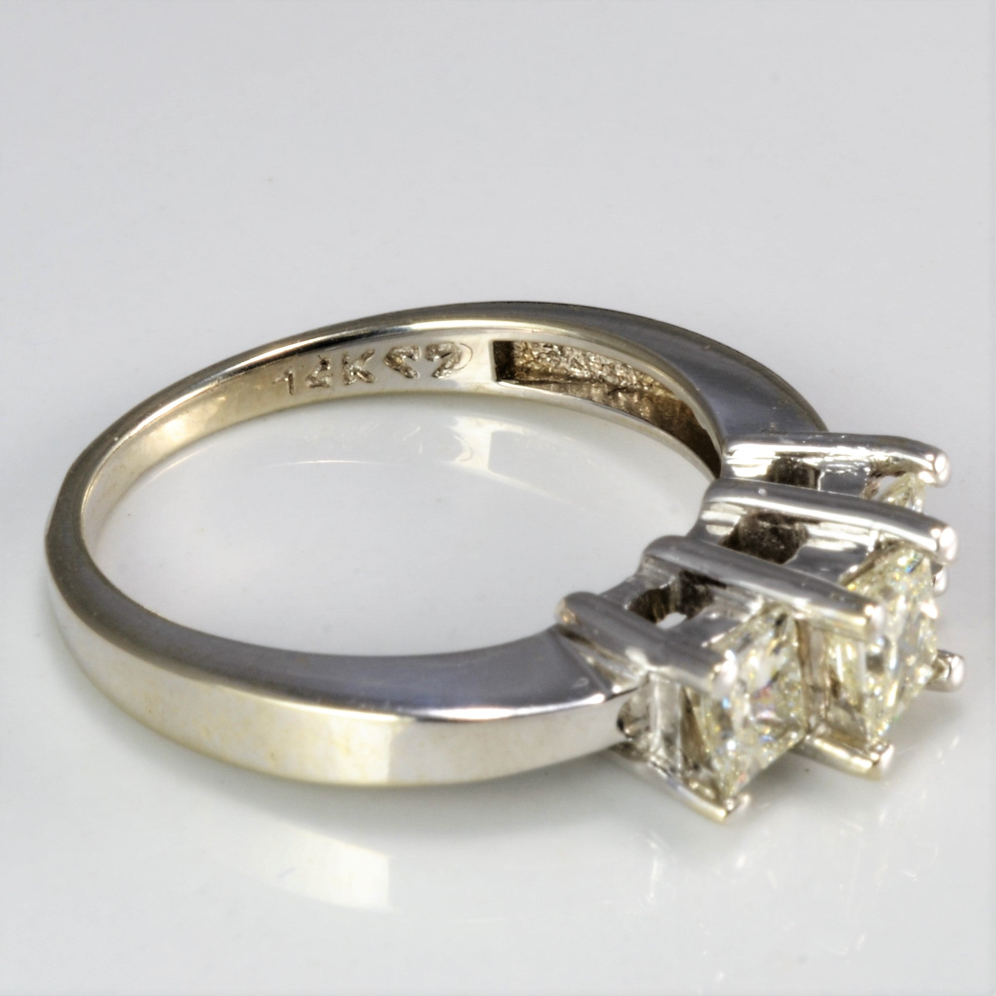 Three Stone Diamond Engagement Ring | 1.00 ctw, SZ 6.75 |