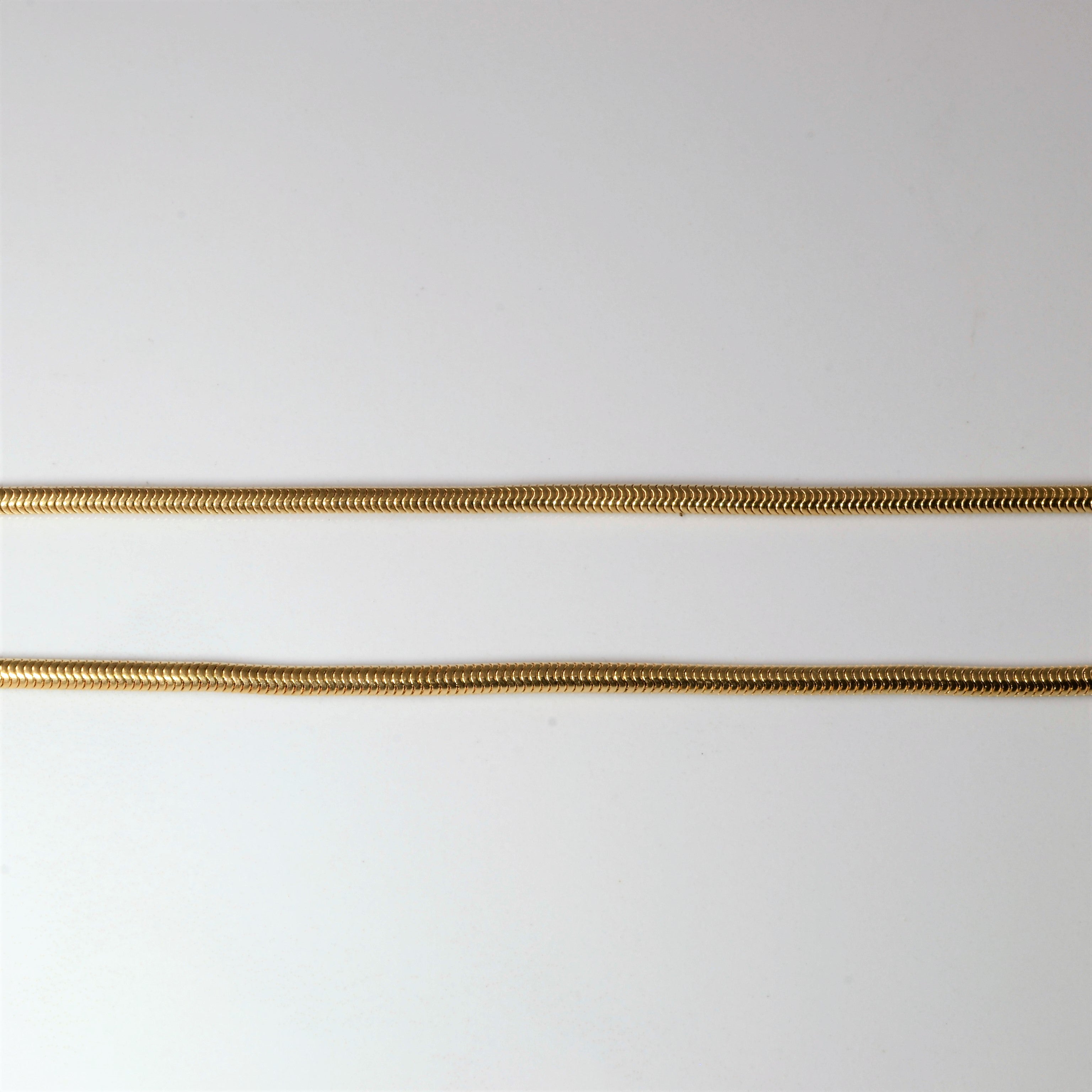 14k Yellow Gold Cobra Chain | 26" |