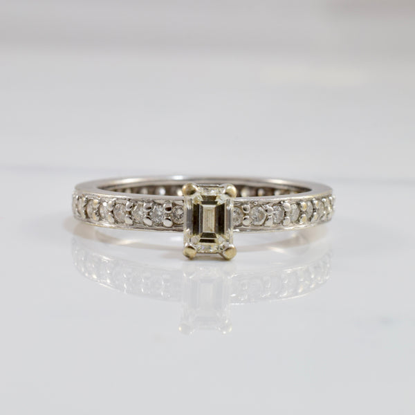 Full Eternity Solitaire Engagement Ring | 0.97 ctw SZ 6.75 |