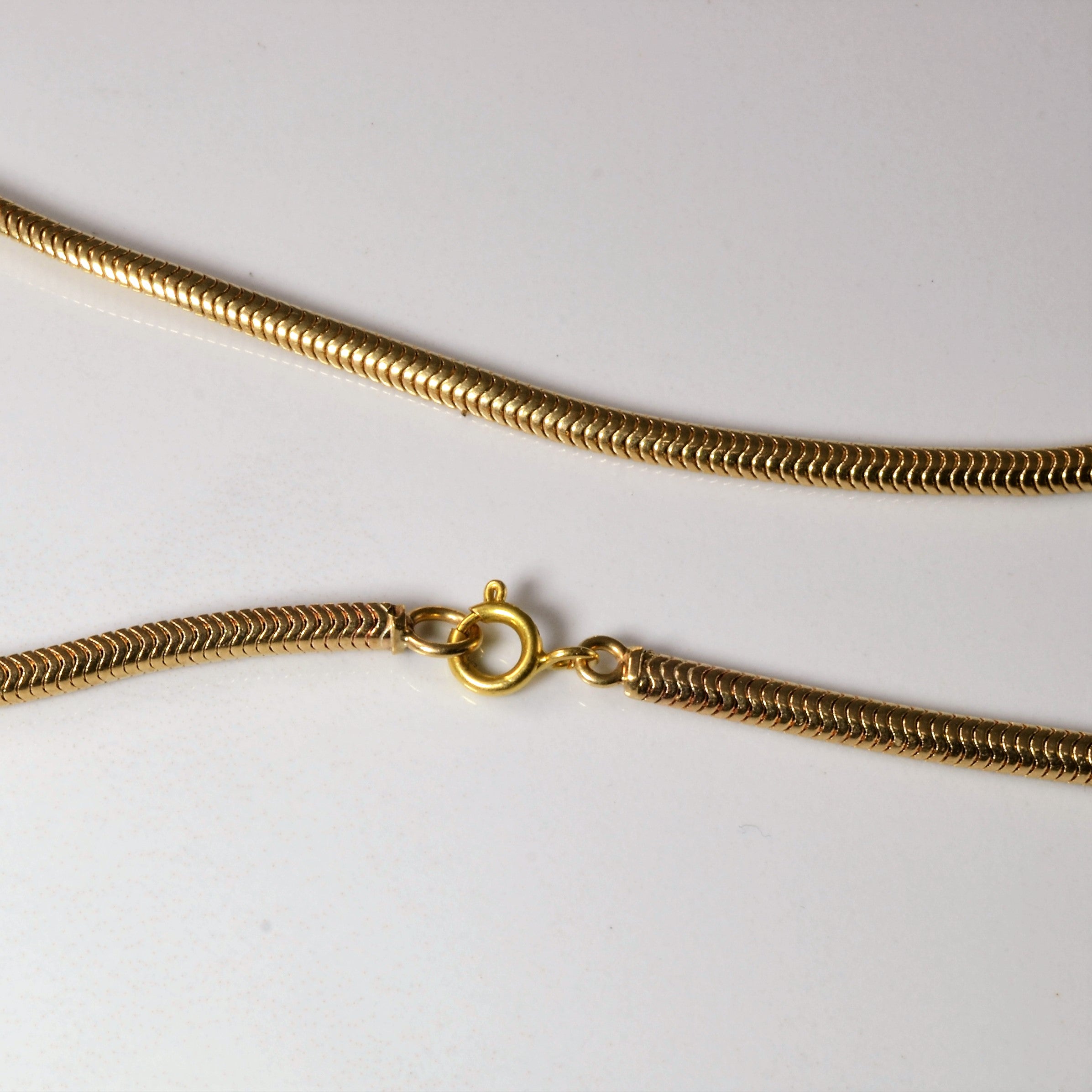 14k Yellow Gold Cobra Chain | 26" |