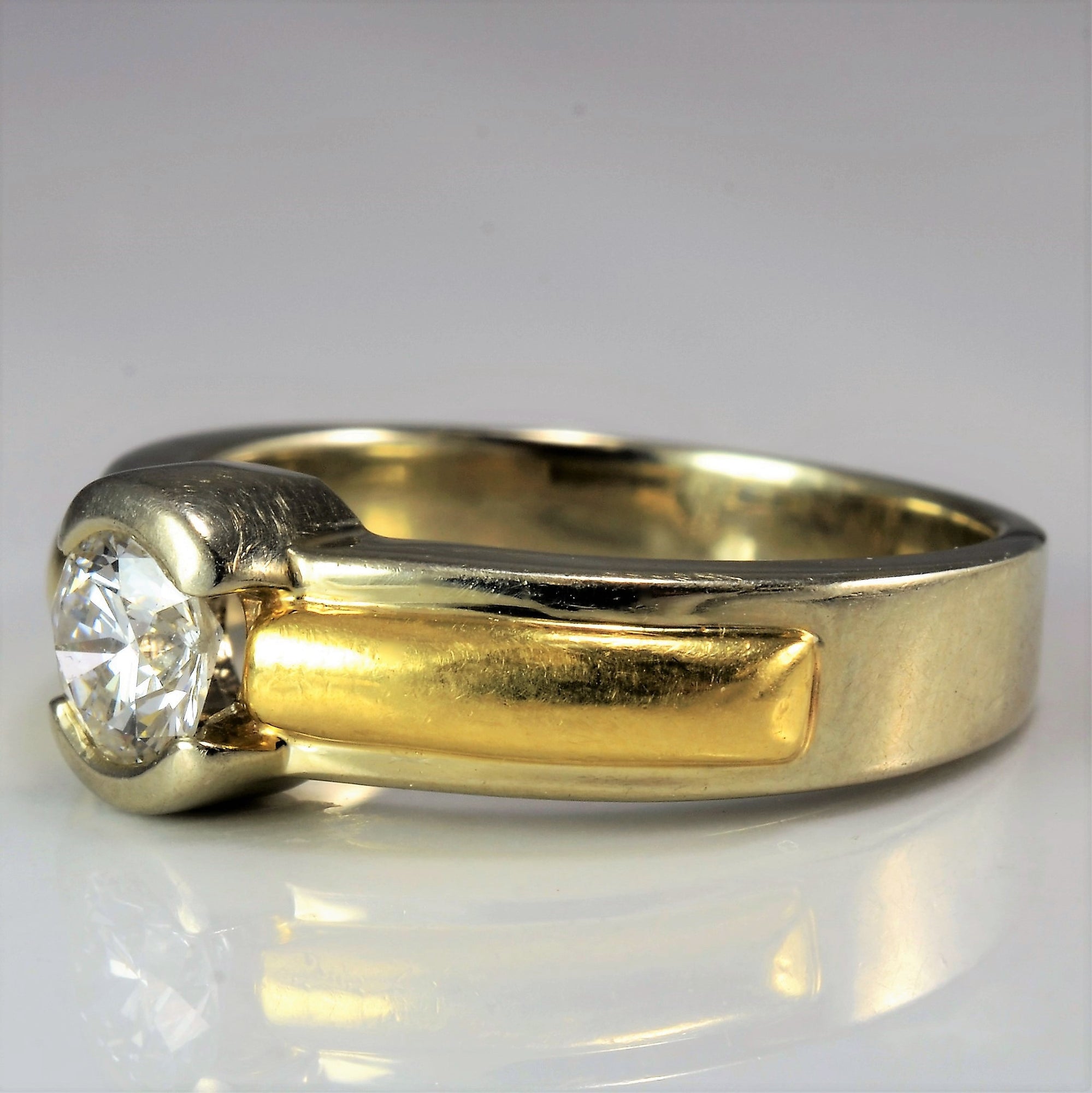 'Spence Diamonds' Semi Bezel Set Engagement Ring | 0.50ct | SZ 6.75 |