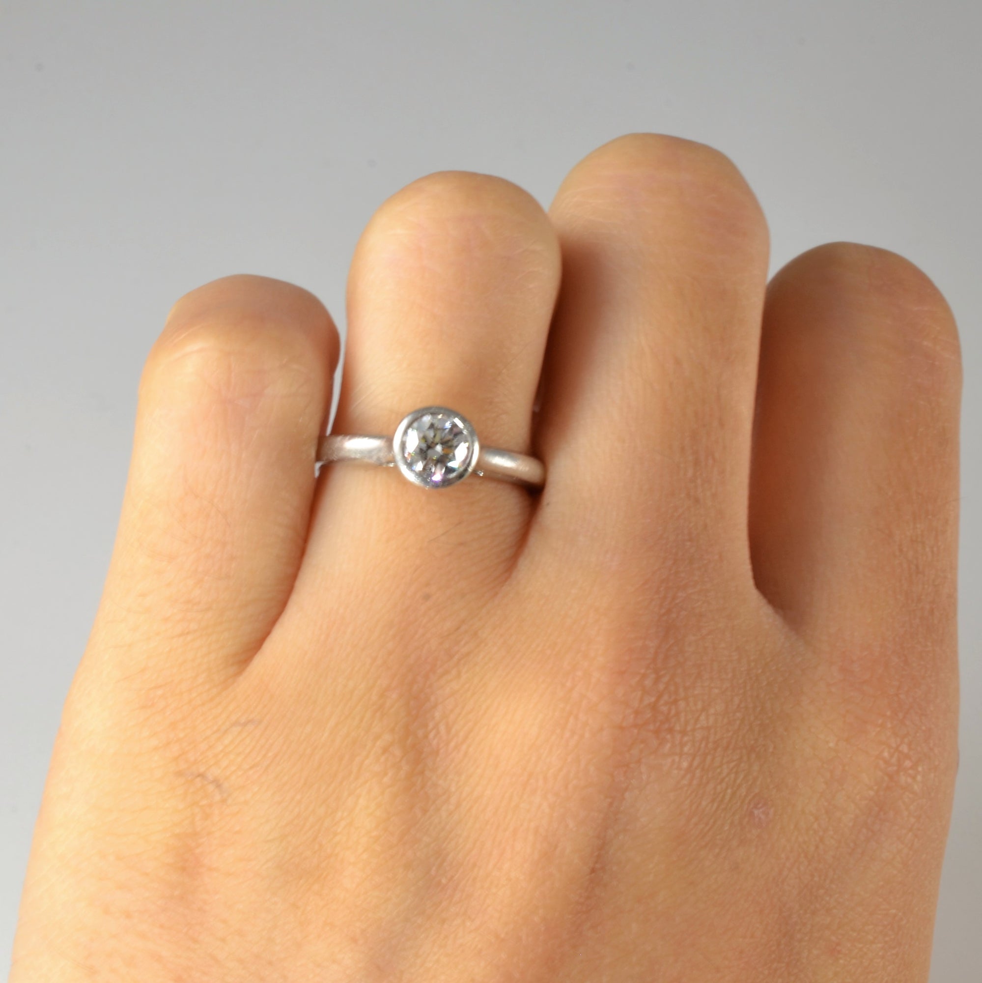 Half Carat Internally Flawless Diamond Engagement Ring | 0.50 ct | SZ 5.25 |