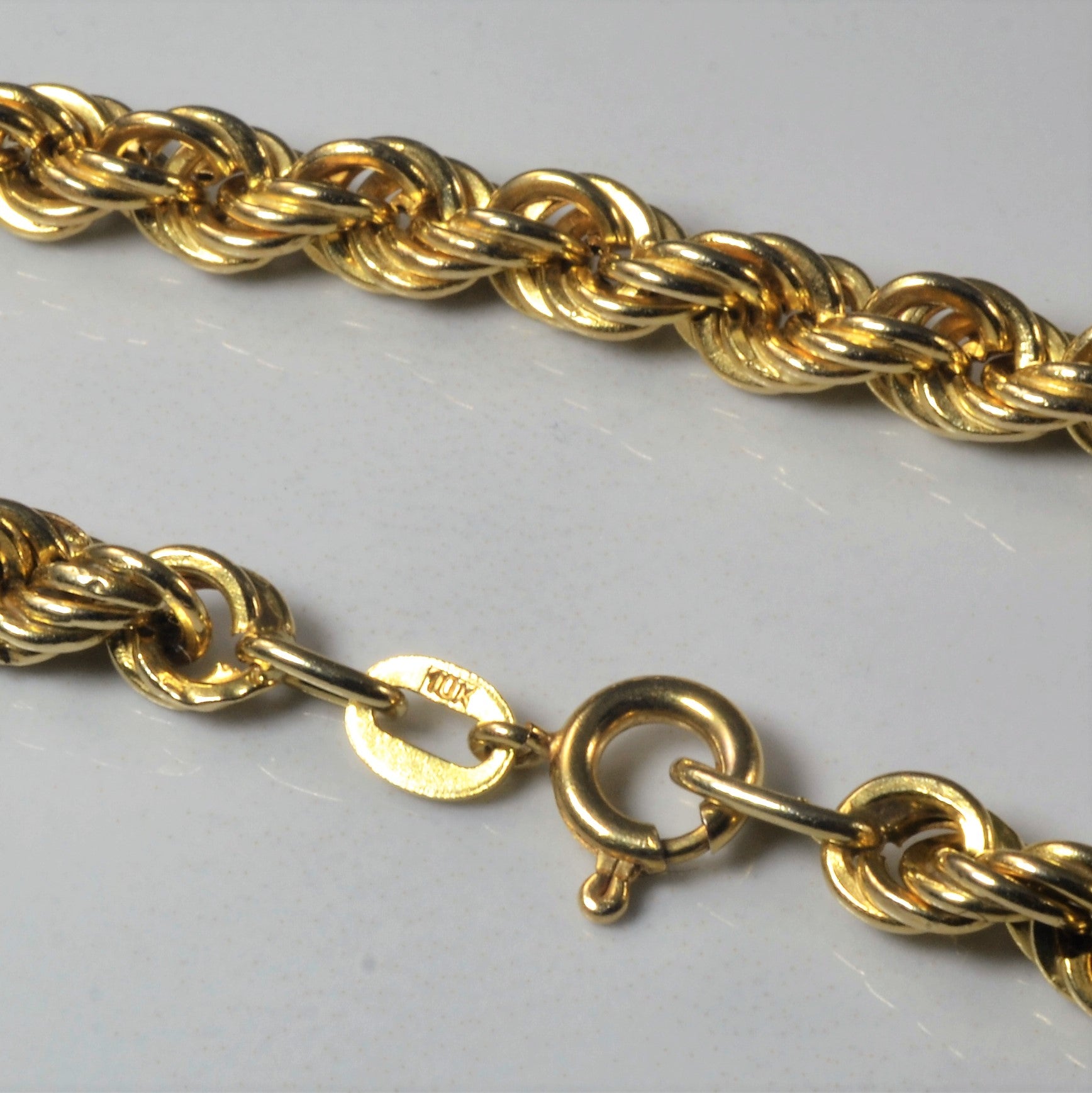 10k Yellow Gold Rope Chain | 28" |