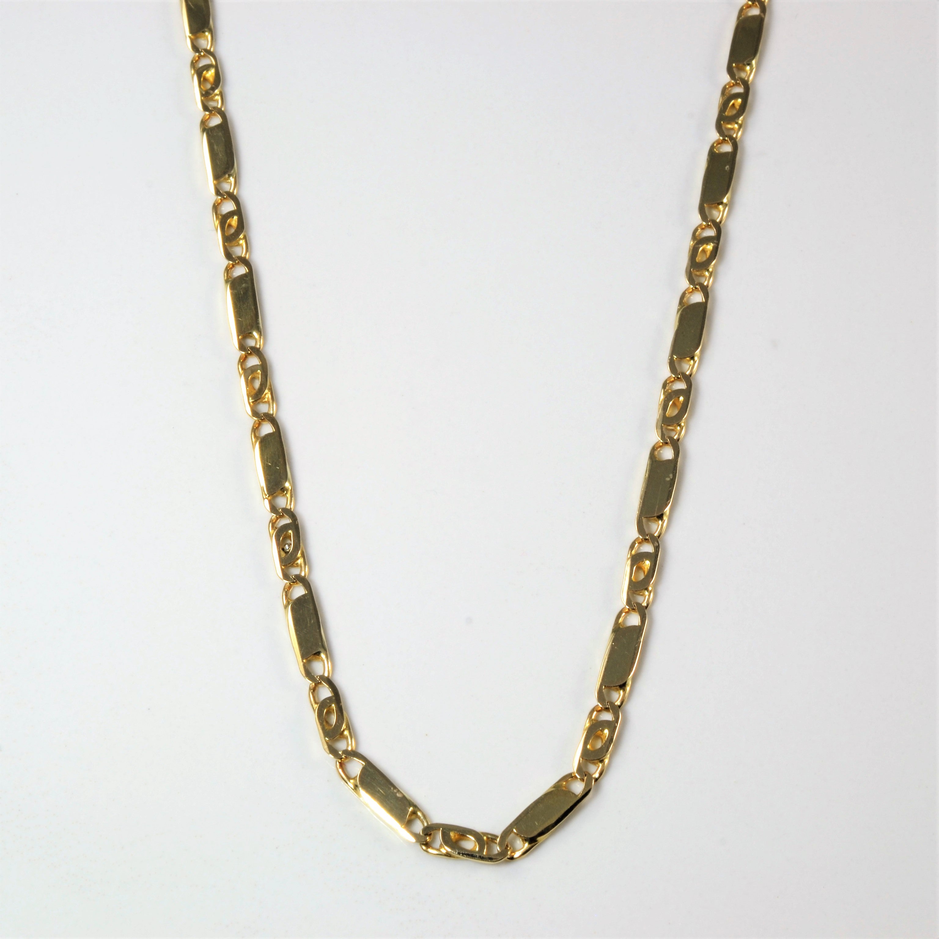 14k Yellow Gold Figarucci Chain | 18