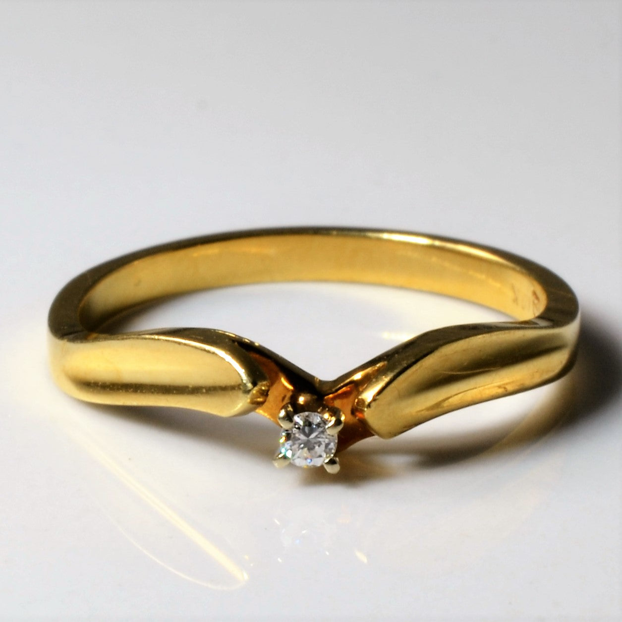 Diamond Contour Band | 0.025ct | SZ 6.5 |